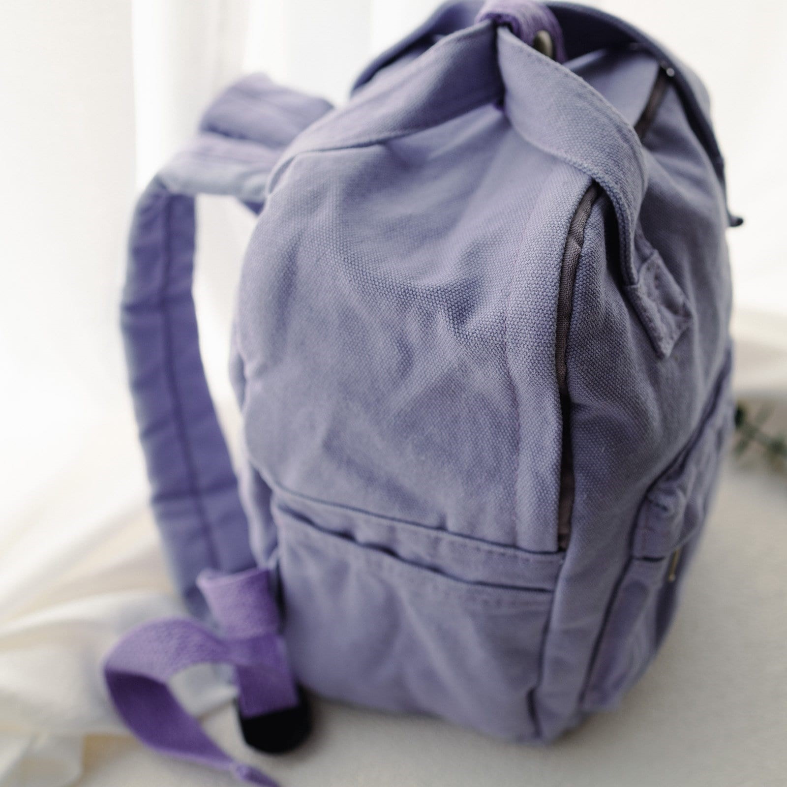 Personalized Embroidery Kid Canvas Backpack