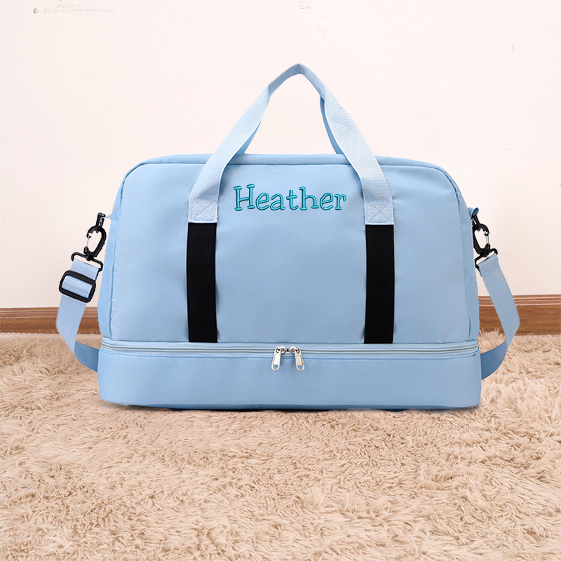 Personalized Embroidery Color Duffle Bag