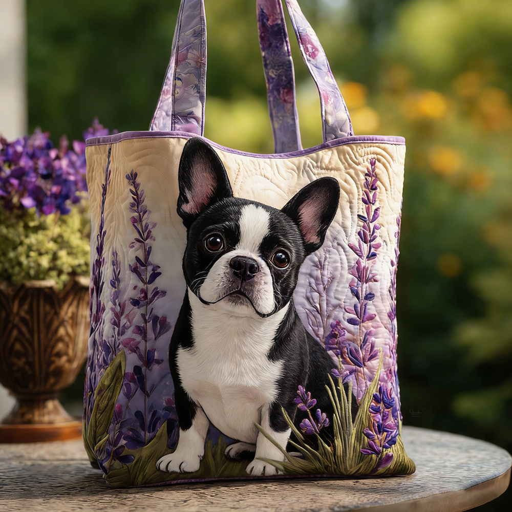 Crafted French Bulldog​ Quilted Tote Bag | VETote91