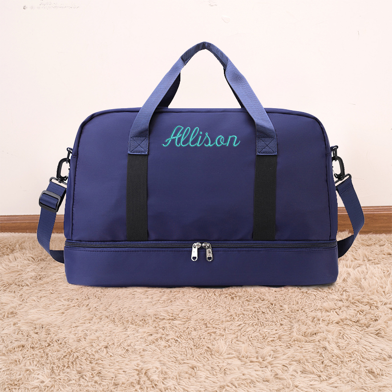 Personalized Embroidery Color Duffle Bag