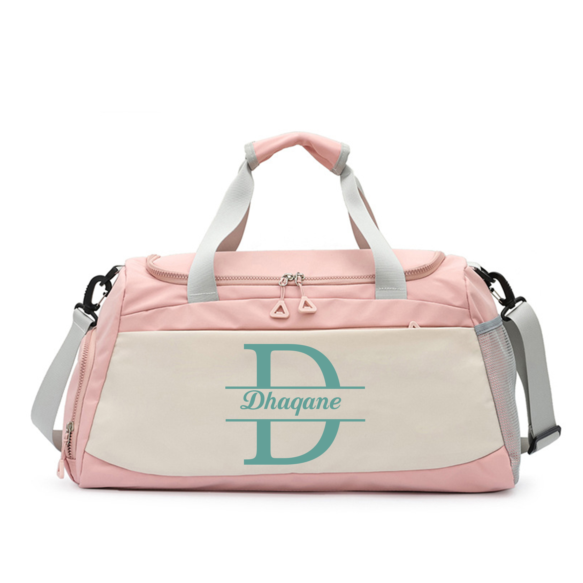 Personalized Monogram Weekender Travel Duffle Bag