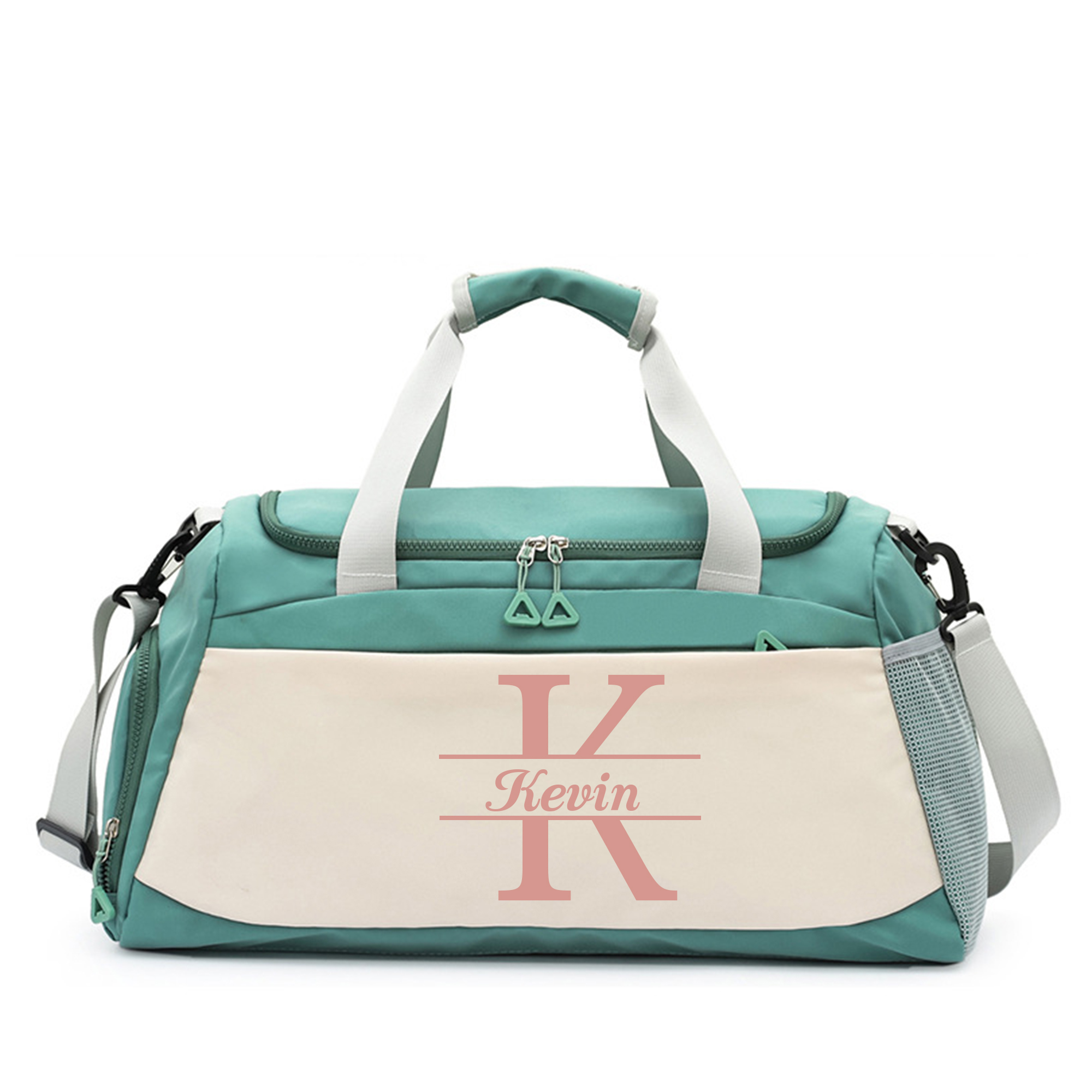 Personalized Monogram Weekender Travel Duffle Bag