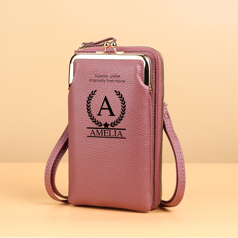 Personalized Color Small Crossbody Cell Phone Bag