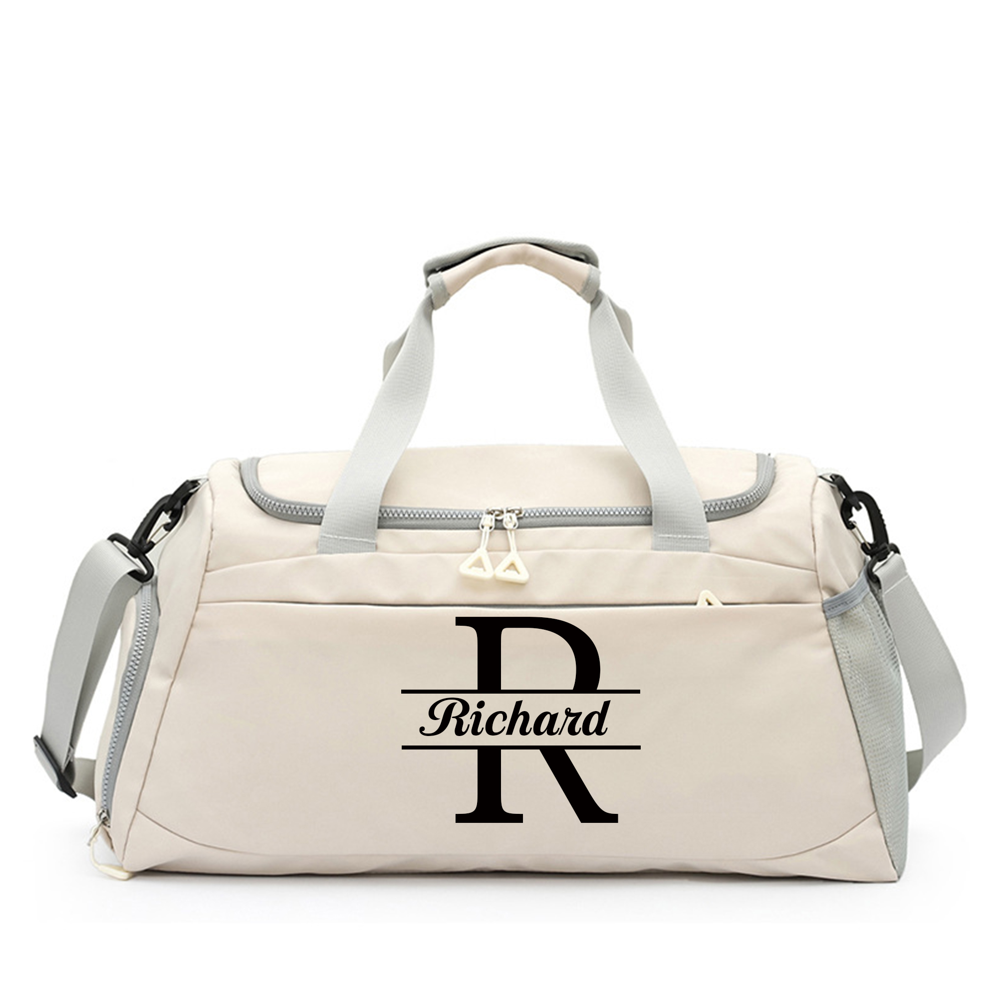 Personalized Monogram Weekender Travel Duffle Bag