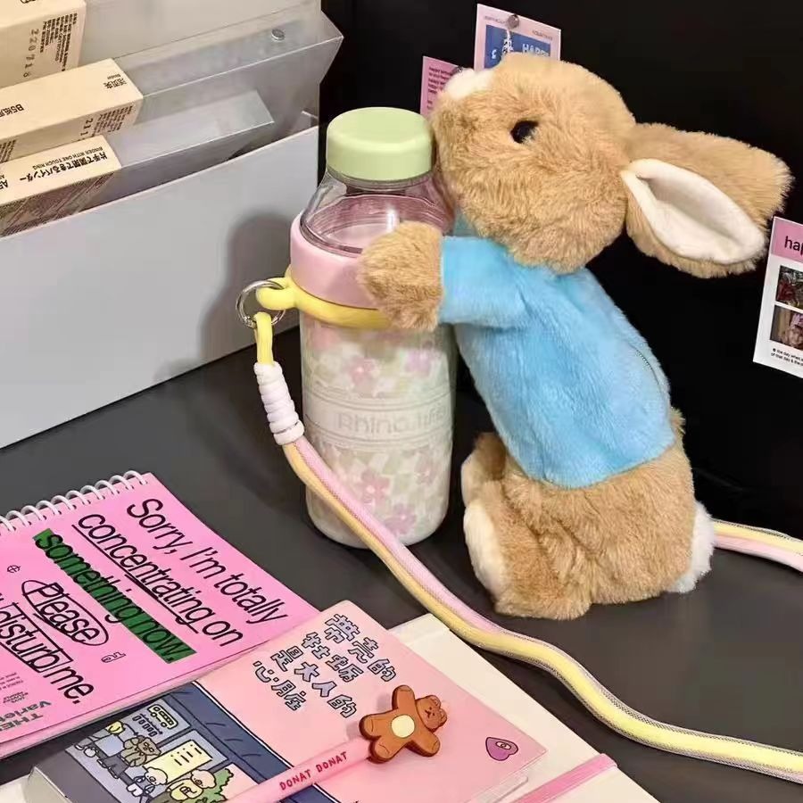 Personalized Kids Plush Bunny Pencil Pouch