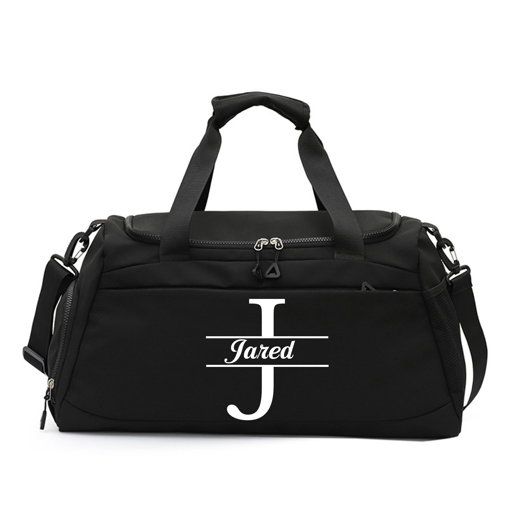 Personalized Monogram Weekender Travel Duffle Bag