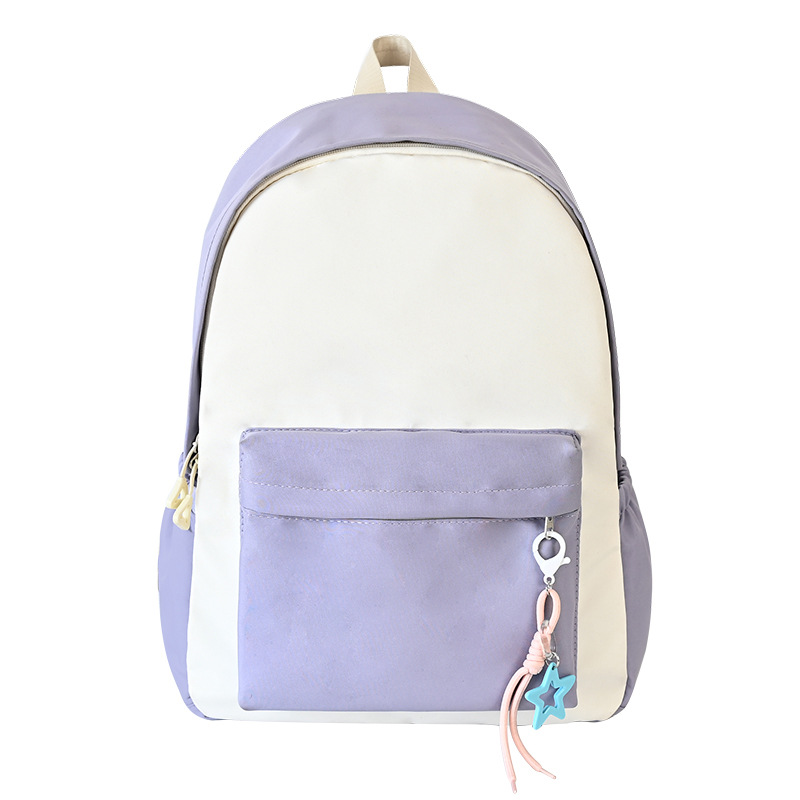 Personalized Chenille Letters Patch Kids School Backpack