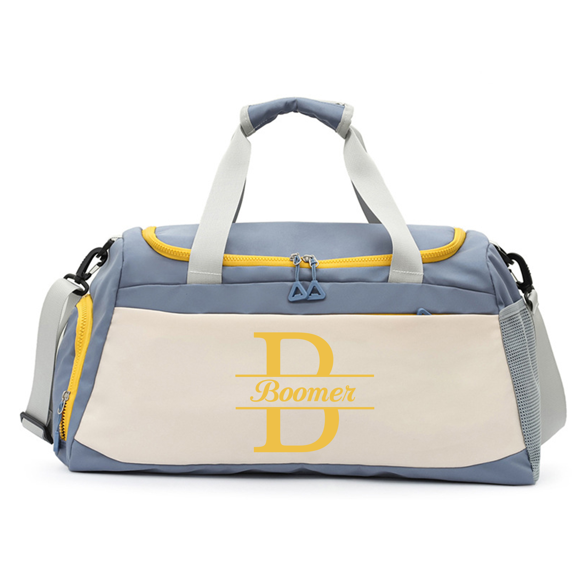 Personalized Monogram Weekender Travel Duffle Bag