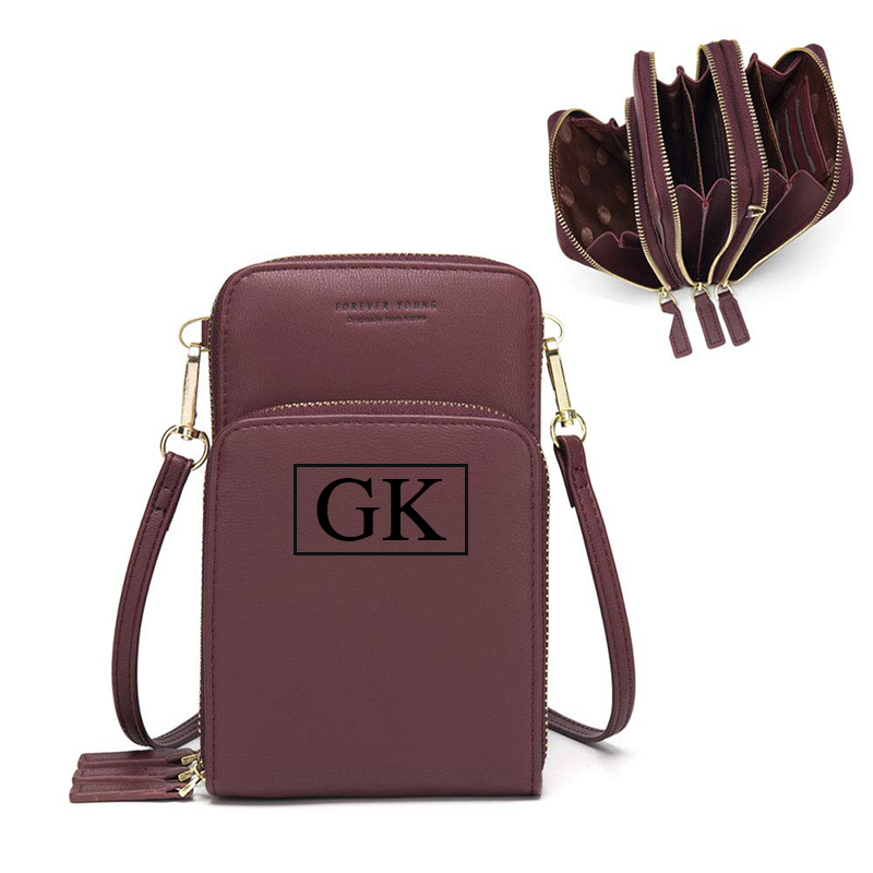 Personalized Color Small Crossbody Cell Phone Bag