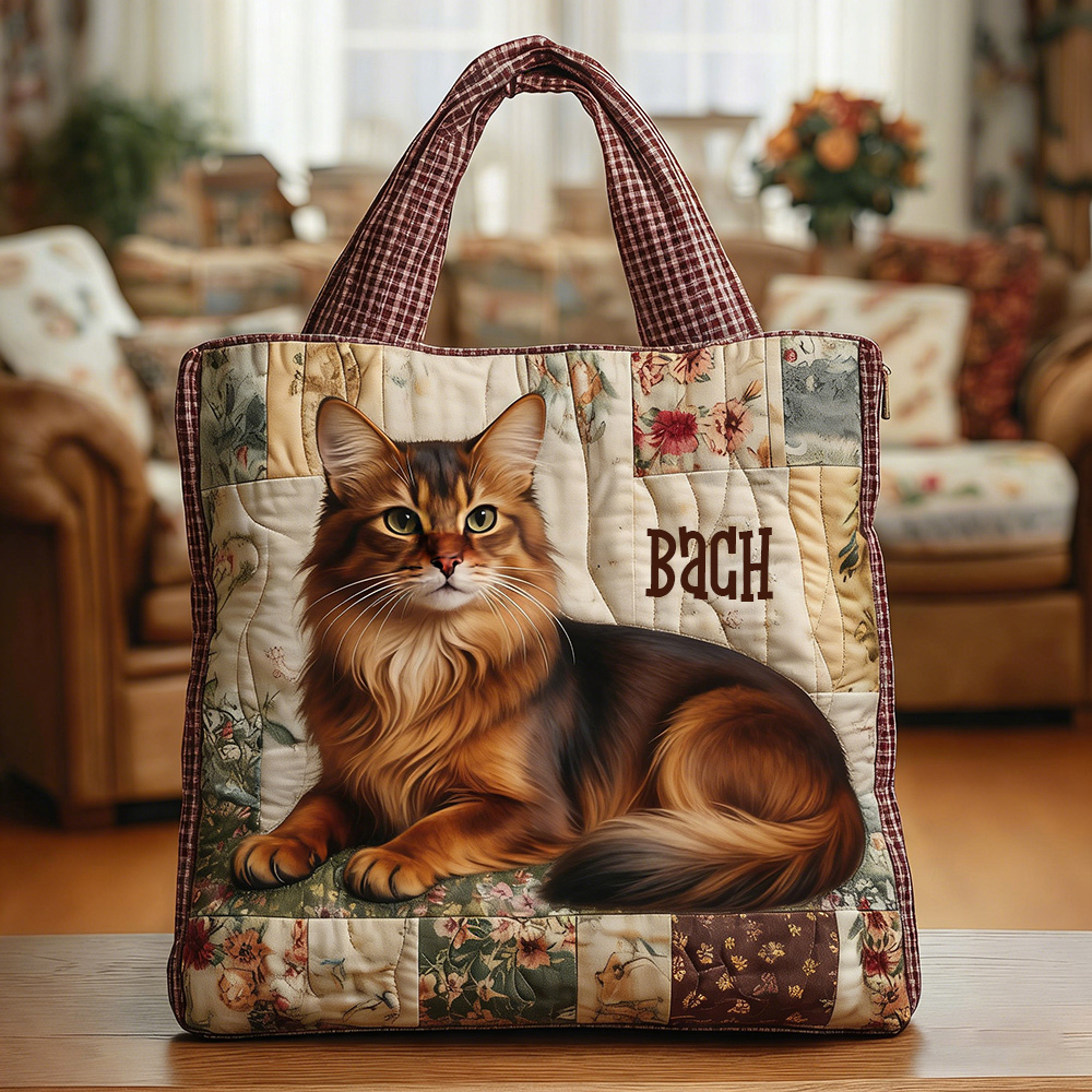 Personalized Crafted Somali Quilted Tote Bag | VETote10