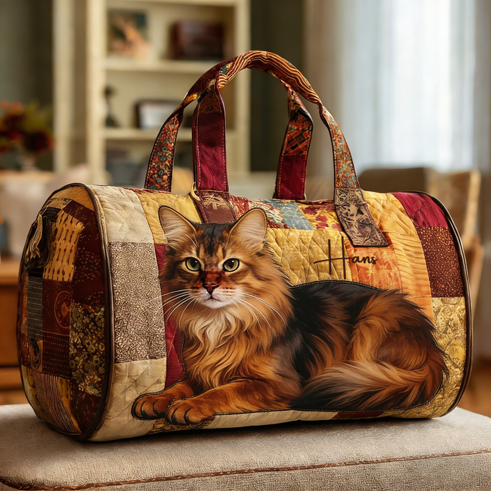 Personalized Crafted Somali Quilted Duffle Bag | VEDuffle40