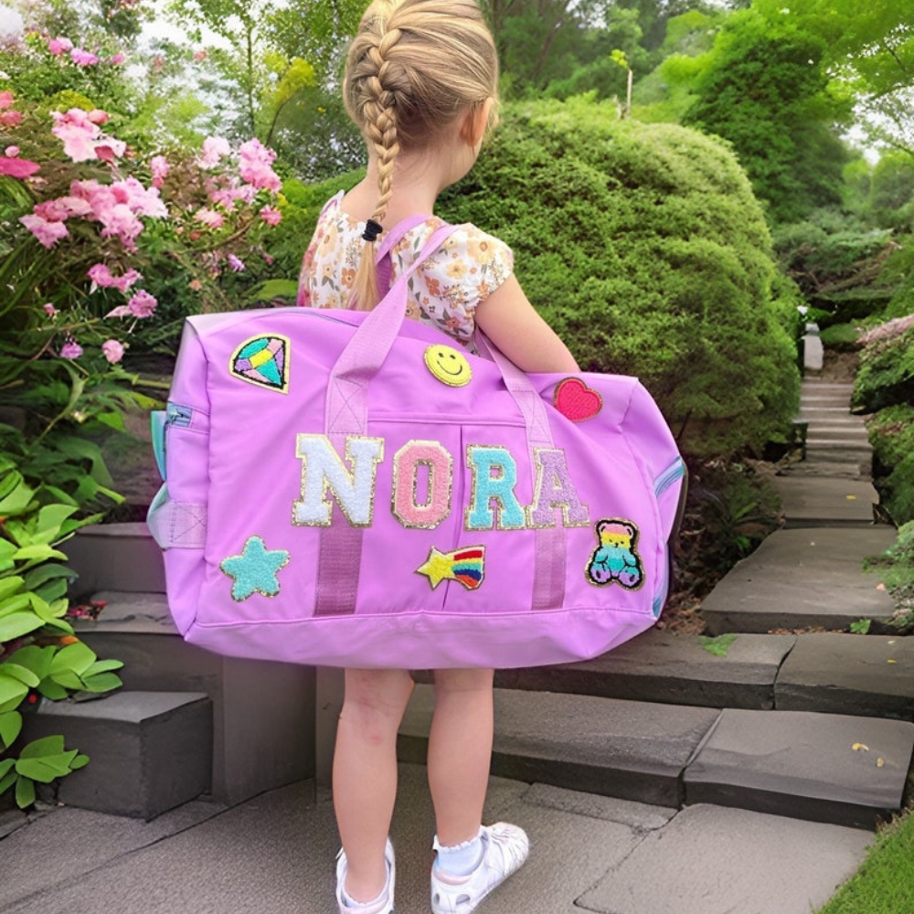 Personalized Patch Kids Color Duffle Bag