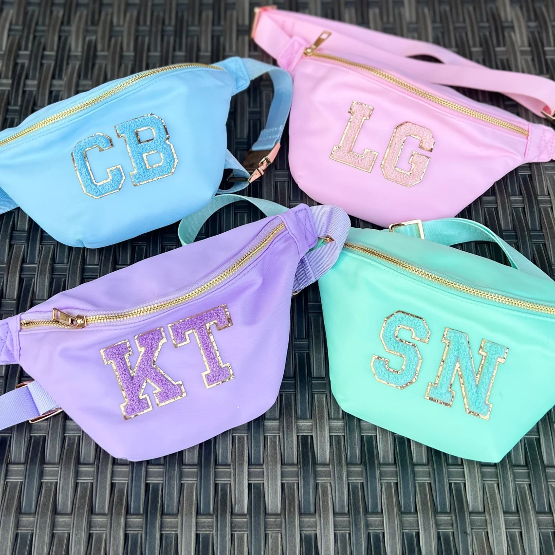 Personalized Chenille Patch Mini Fanny Pack