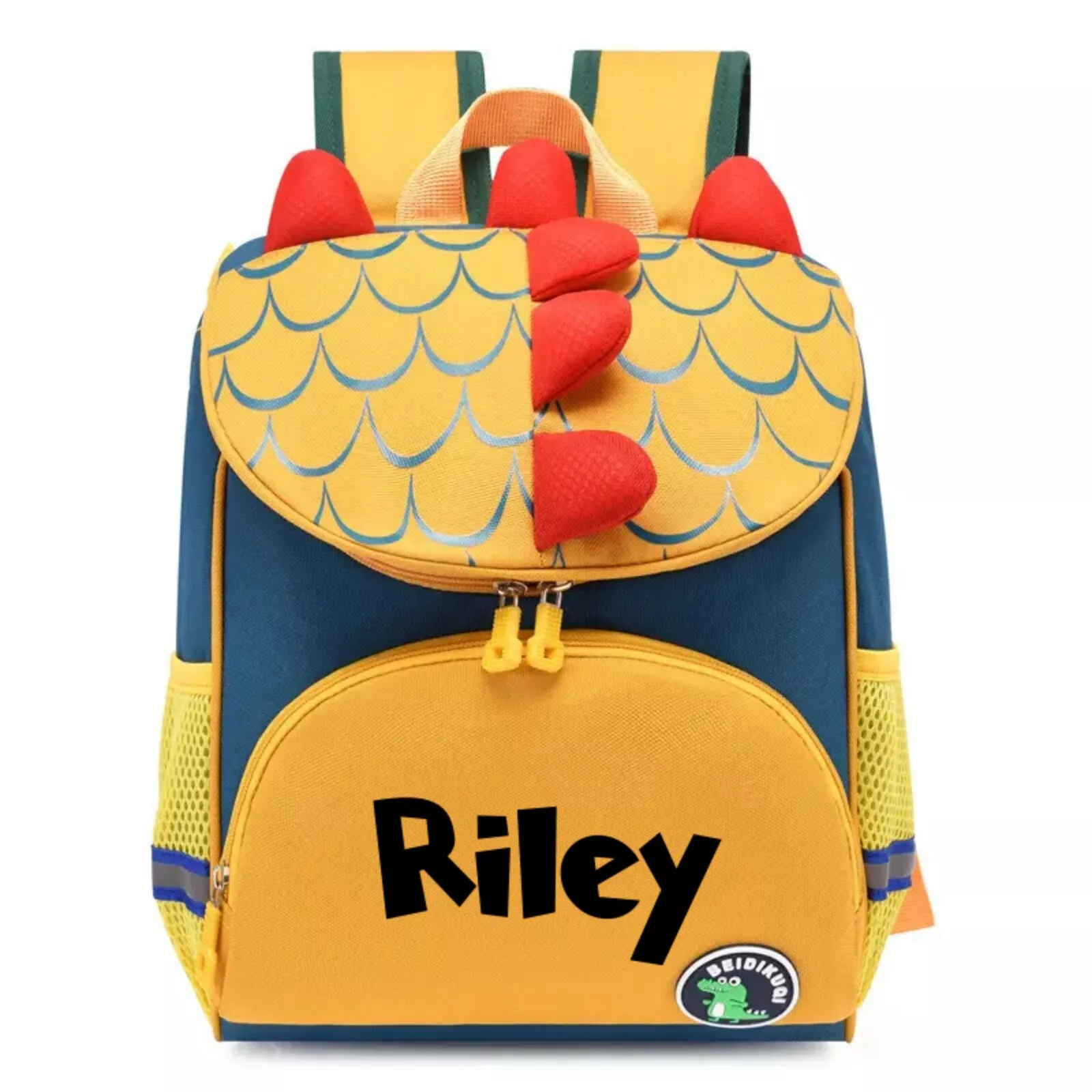 Personalized Cute Dinosaur School Backpack