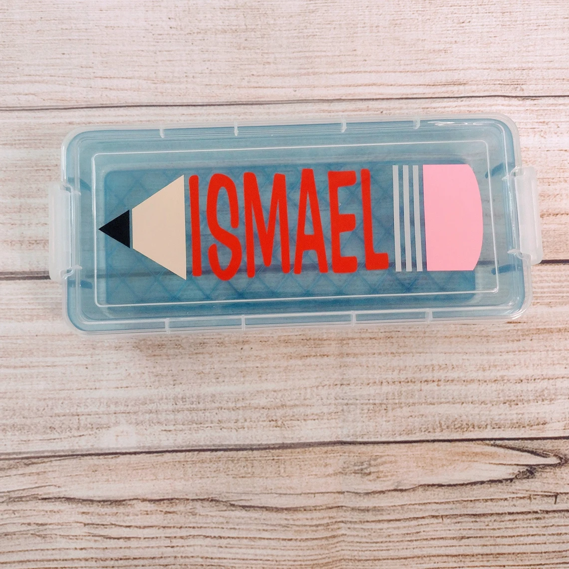 Personalized Crayon Pencil Case For Kids (Colored Pencils Included) 