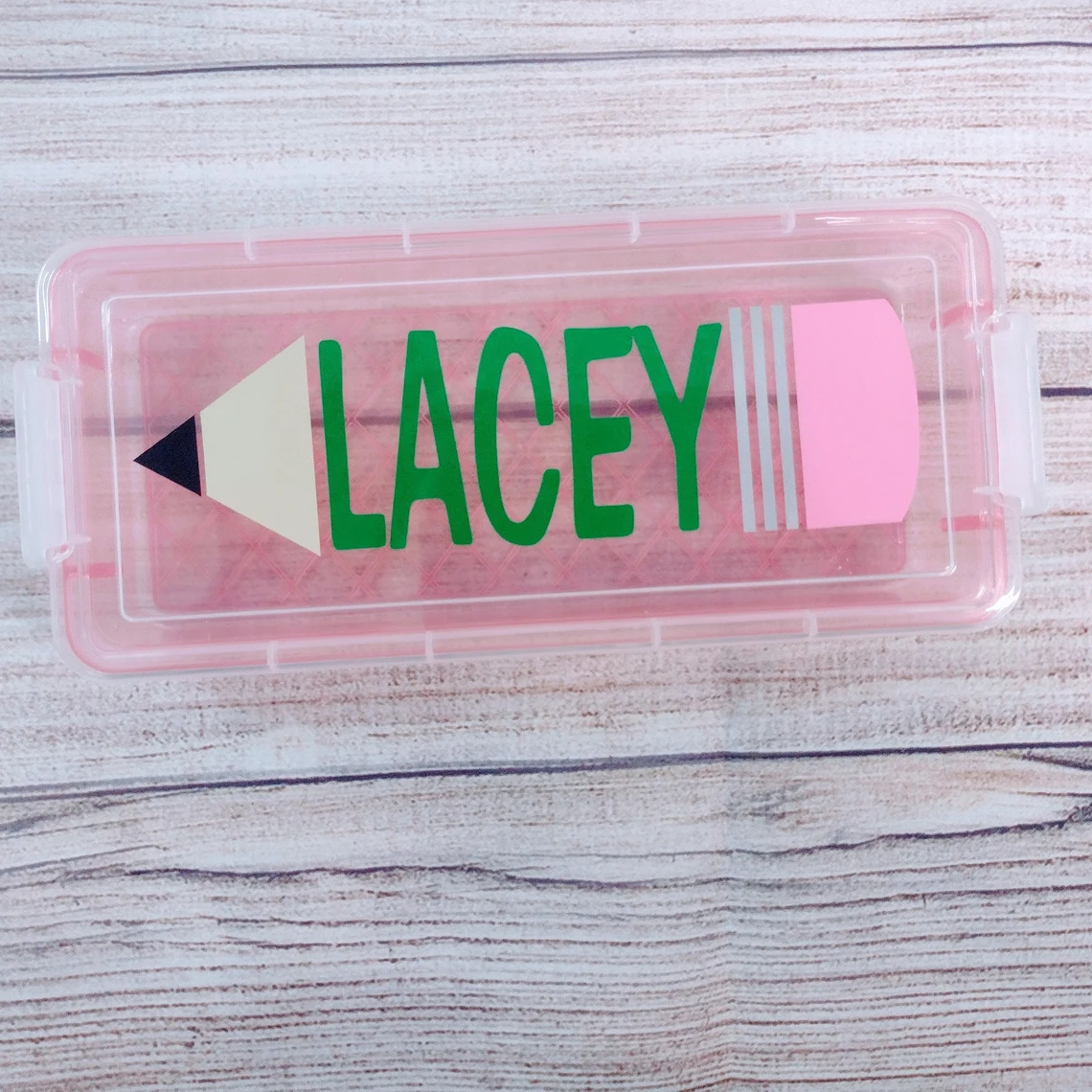 Personalized Crayon Pencil Case For Kids (Colored Pencils Included) 