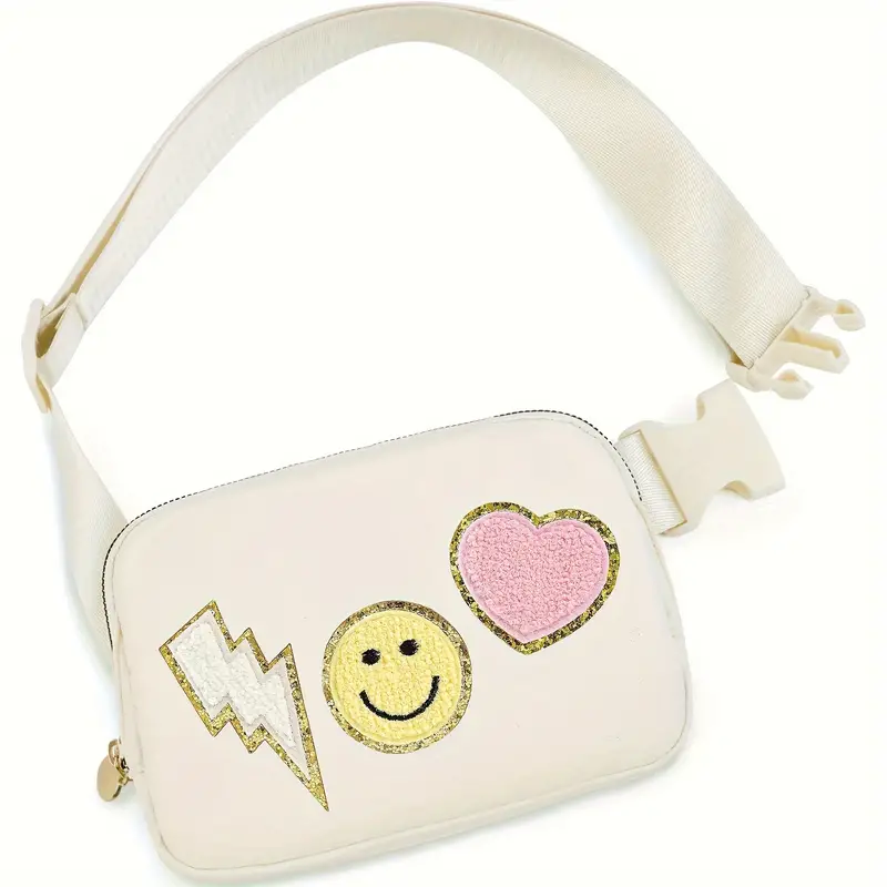 Personalized Varsity Letter Nylon Fanny Pack