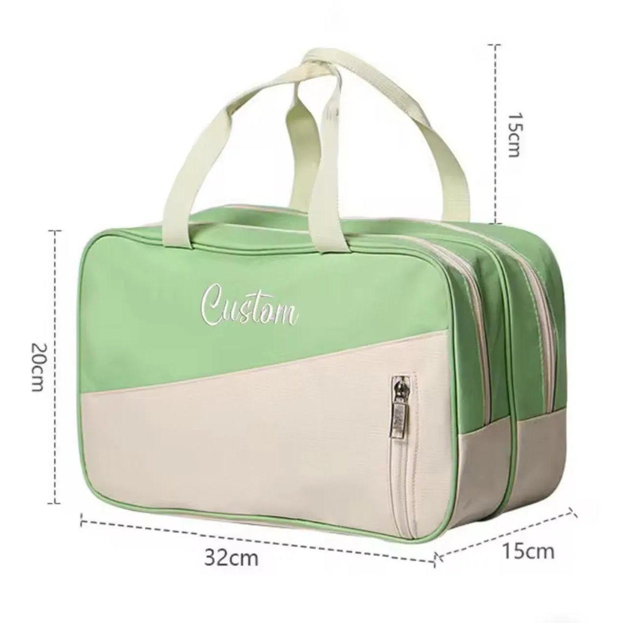 Personalized Embroidered Large Capacity Sports Amenity Bag
