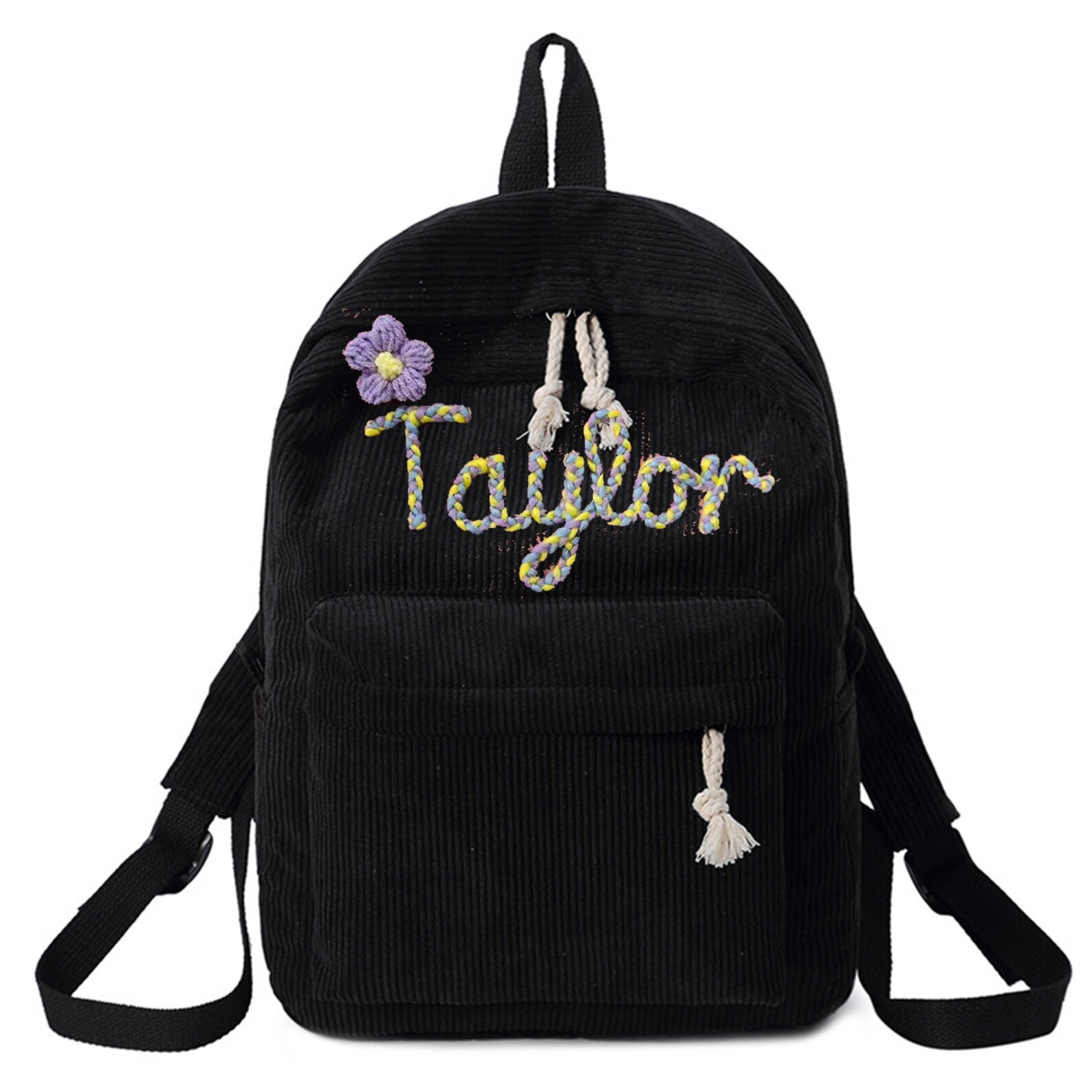 Personalized Hand Embroidered  Kids School Backpack