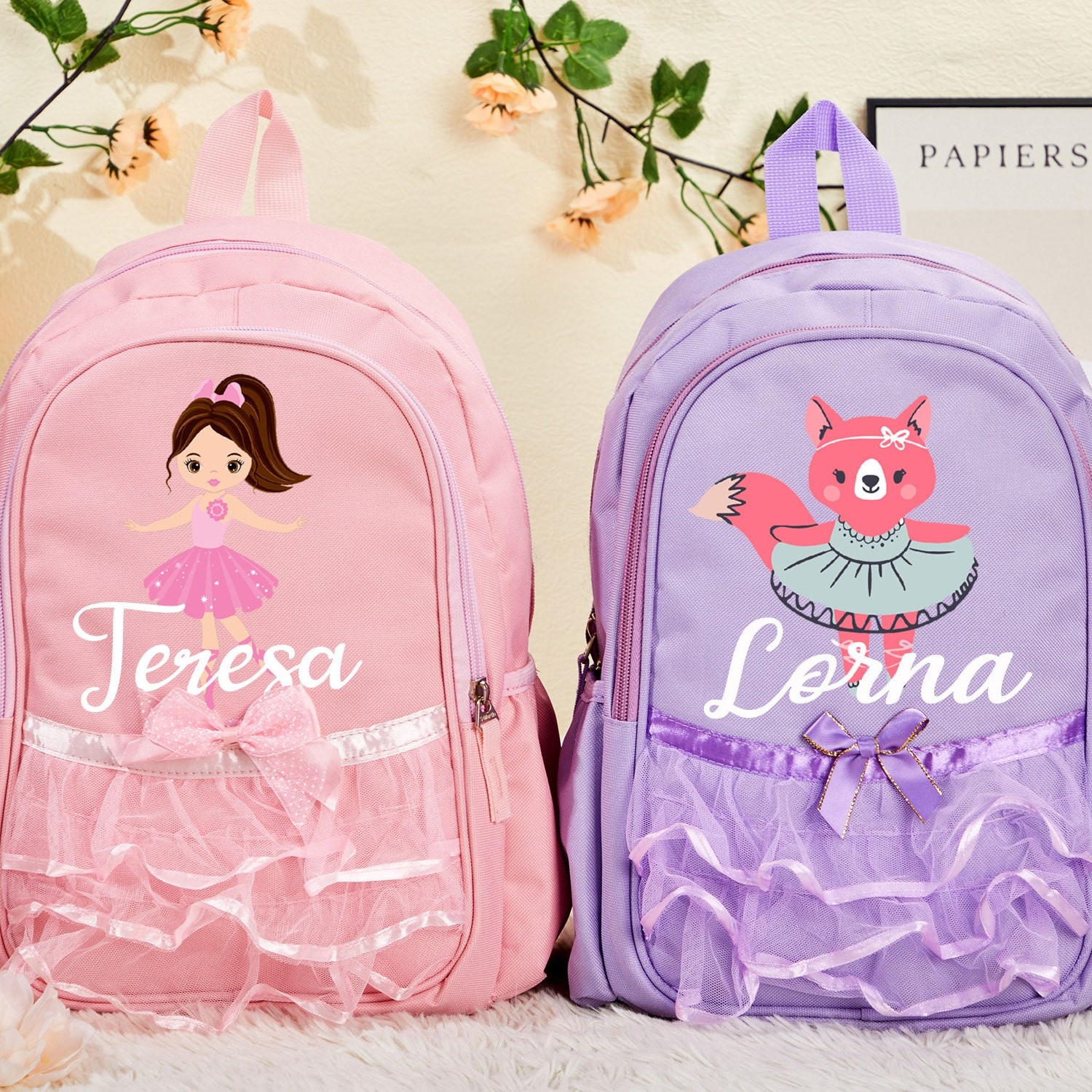 Personalized Kid Ballerina Dance Backpack