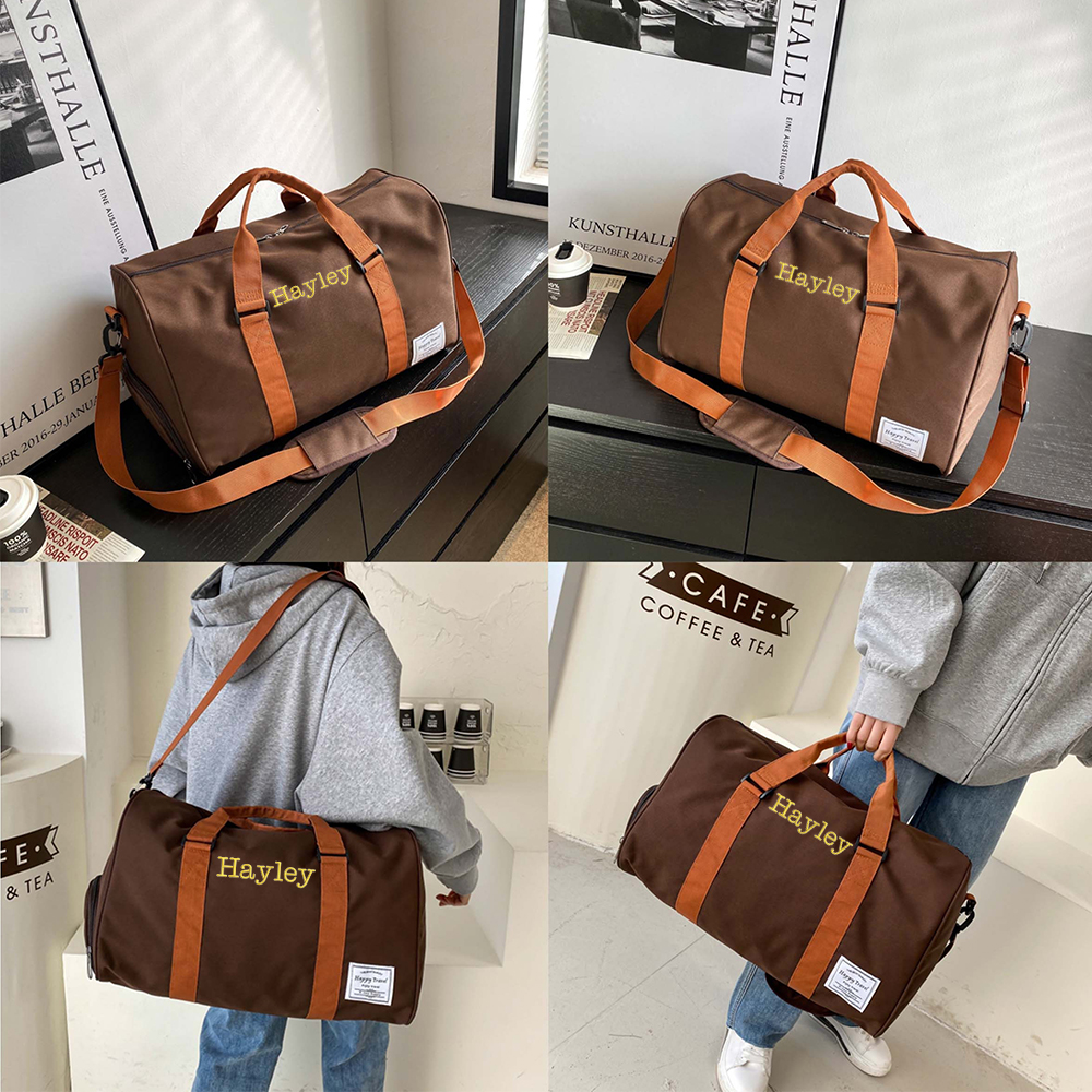 Personalized Embroidery Oxford Fabric Duffle Bag