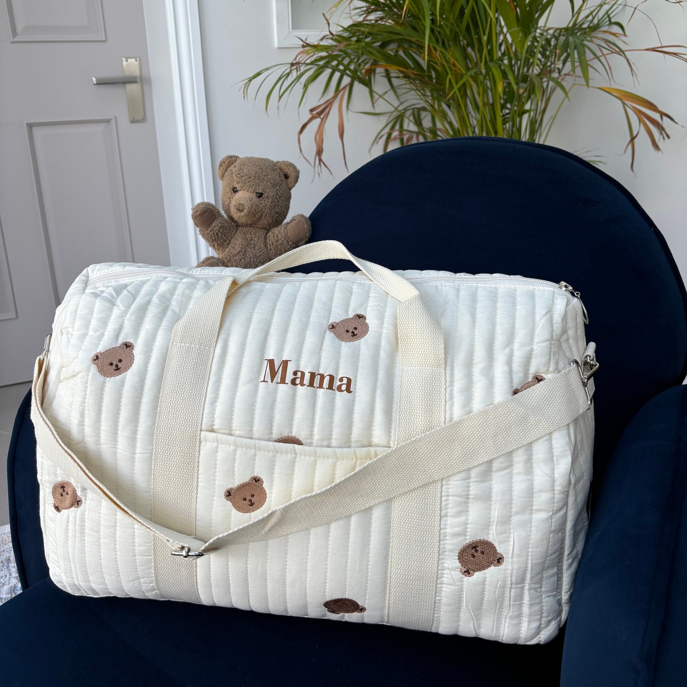 Personalized Mama and Baby Adorable Duffle Bag