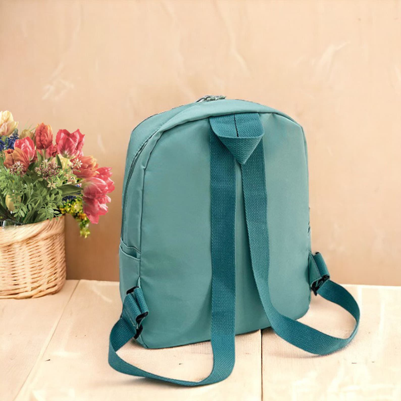 Personalized Embroidery Kid Color Bear Backpack