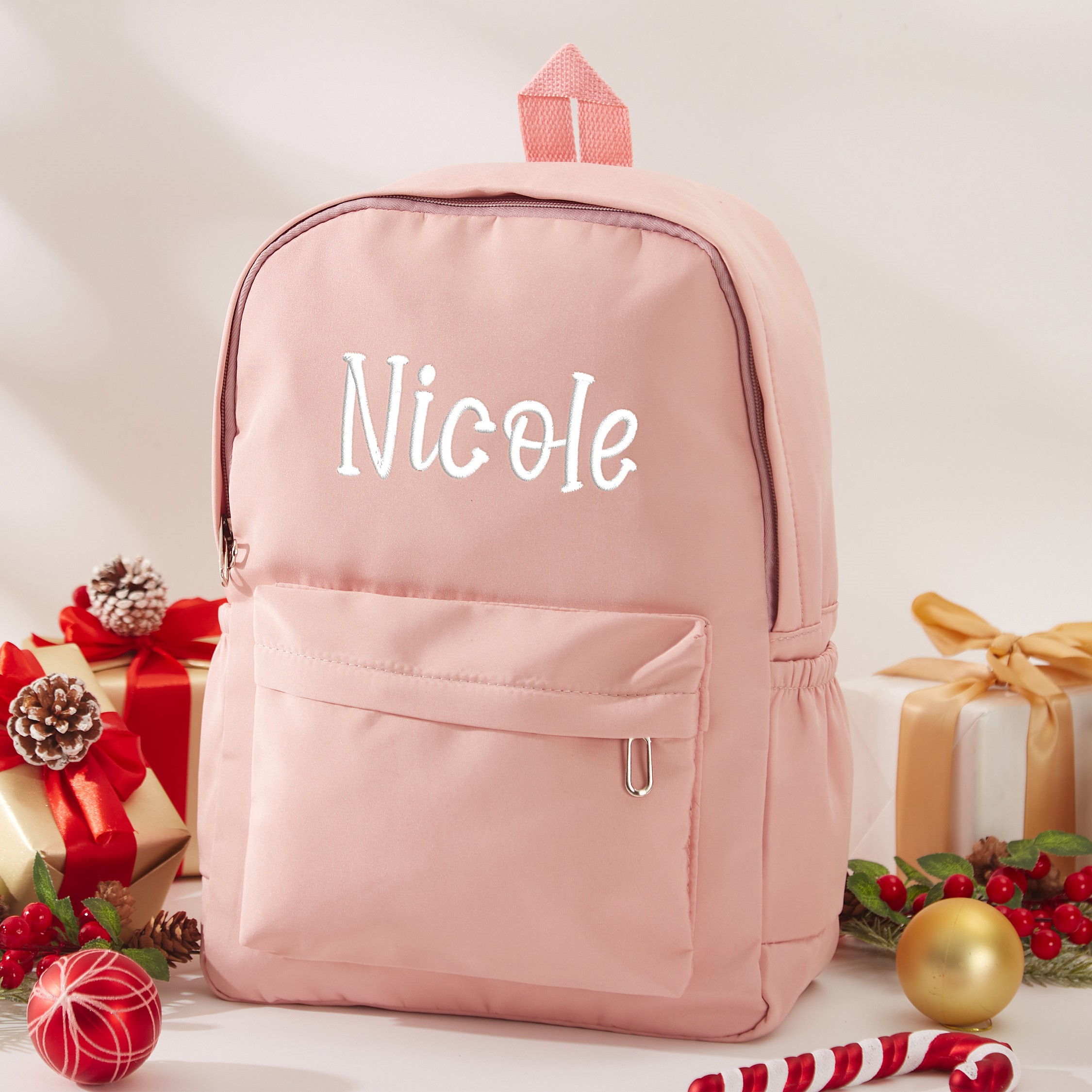 Personalized Embroidery Kids Color School Backpack