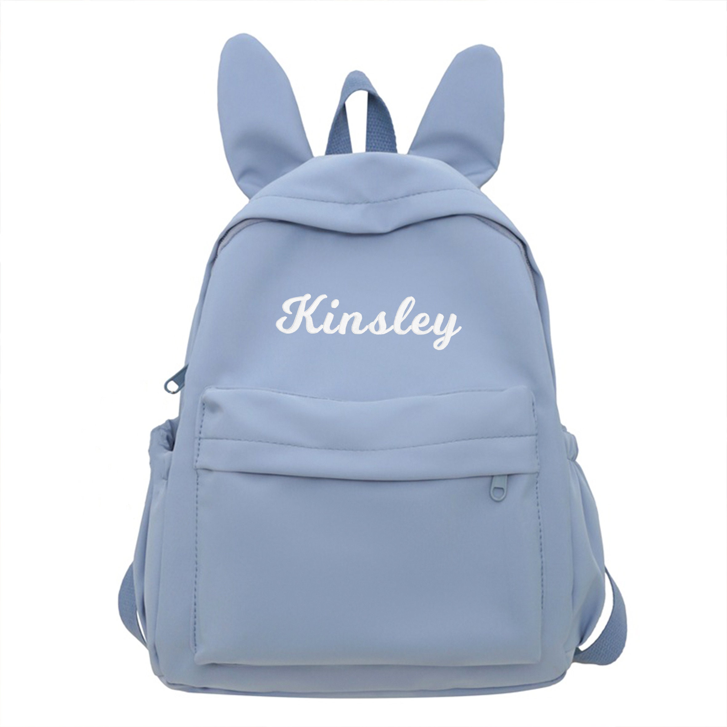 Personalized Bunny Embroidered Backpack