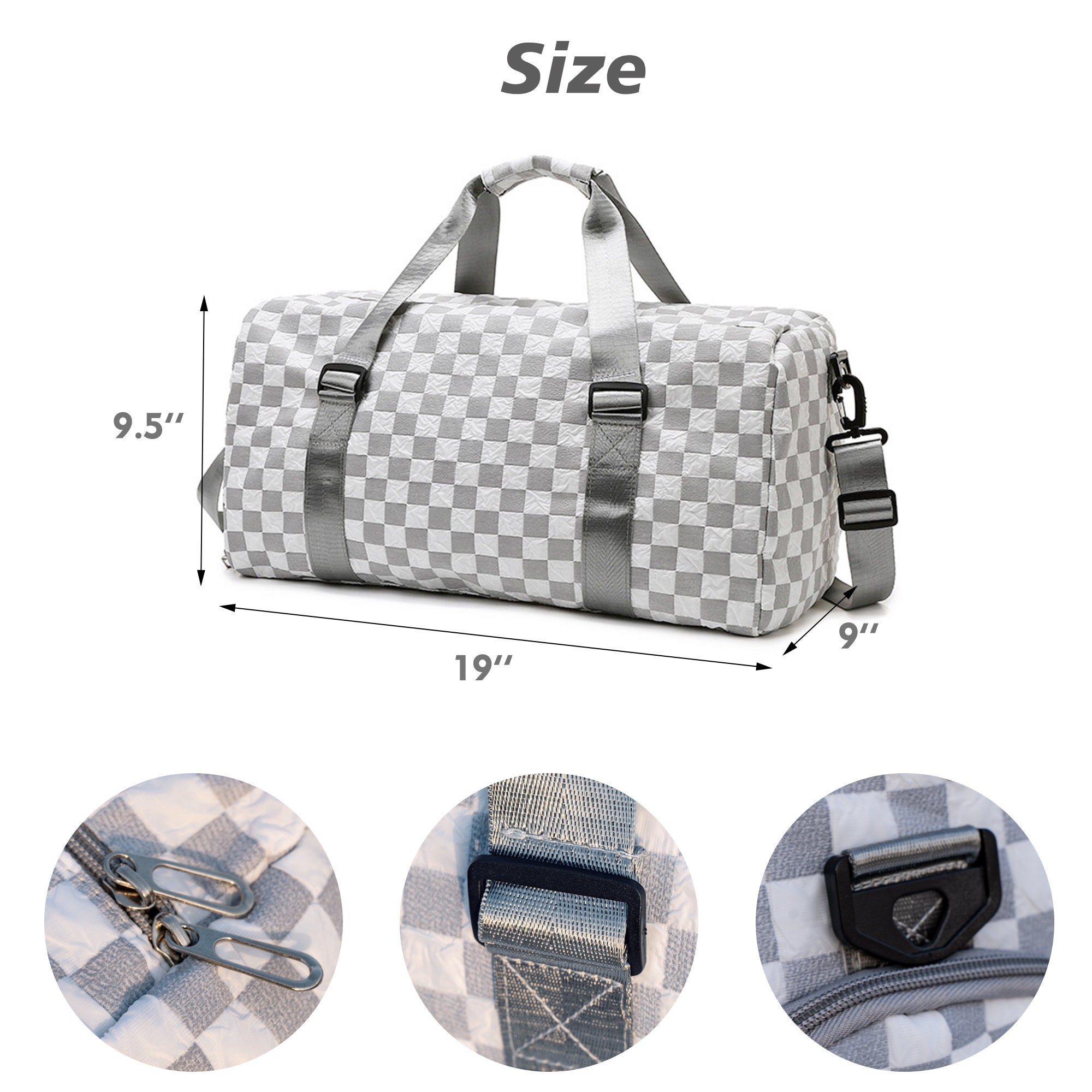 Personalized Embroidery Oxford Fabric Duffle Bag