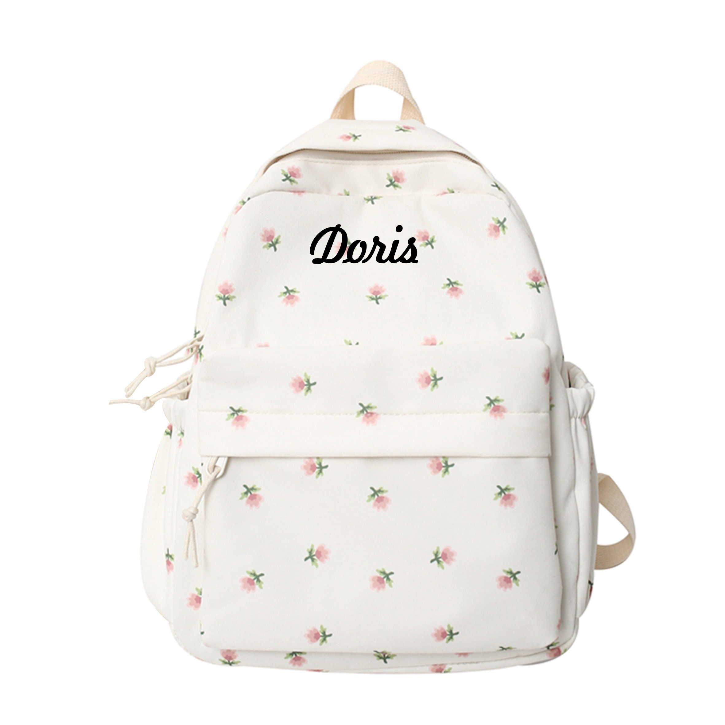 Personalized Embroidery Kid Floral Backpack