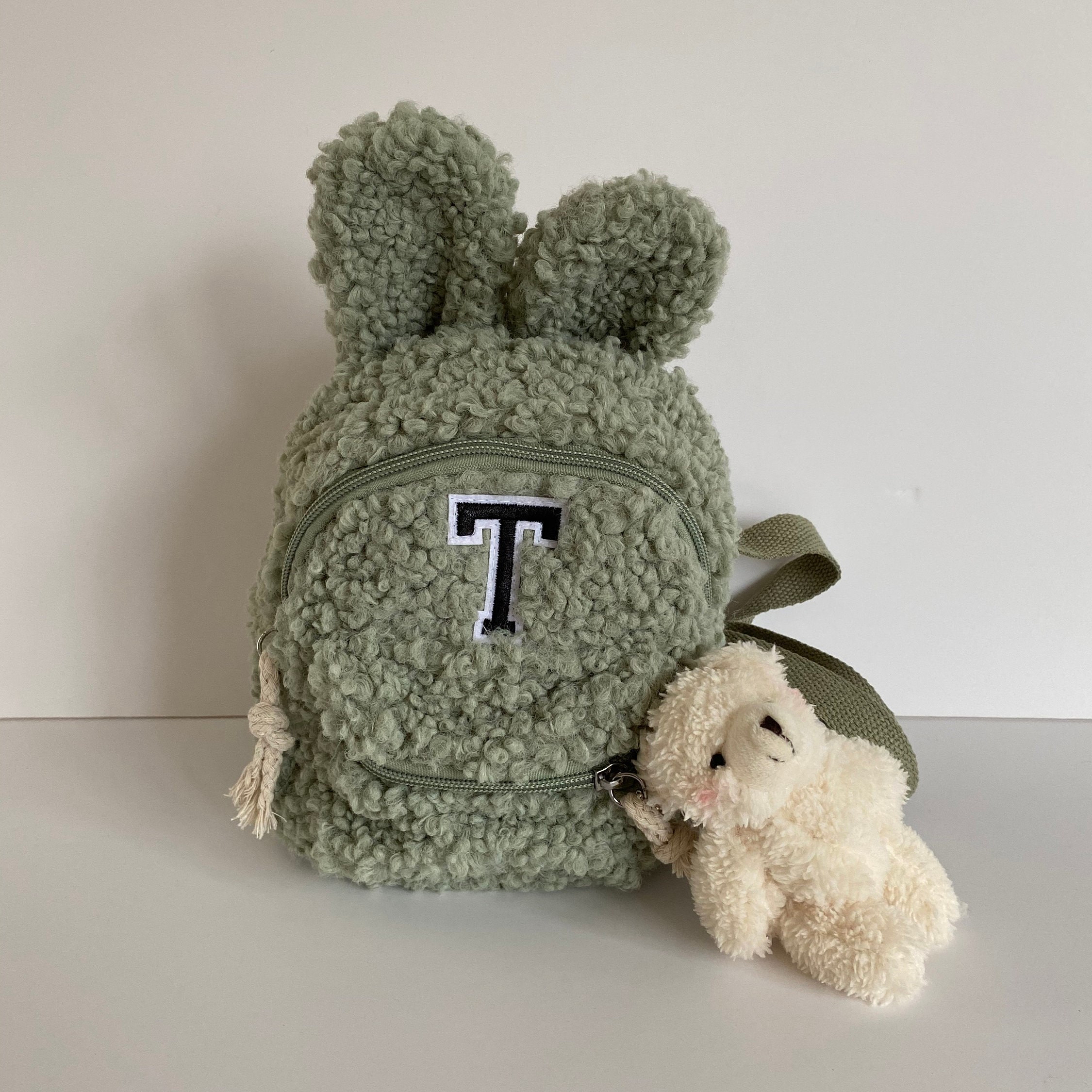 Personalized Hand Patch Kids Teddy Backpack