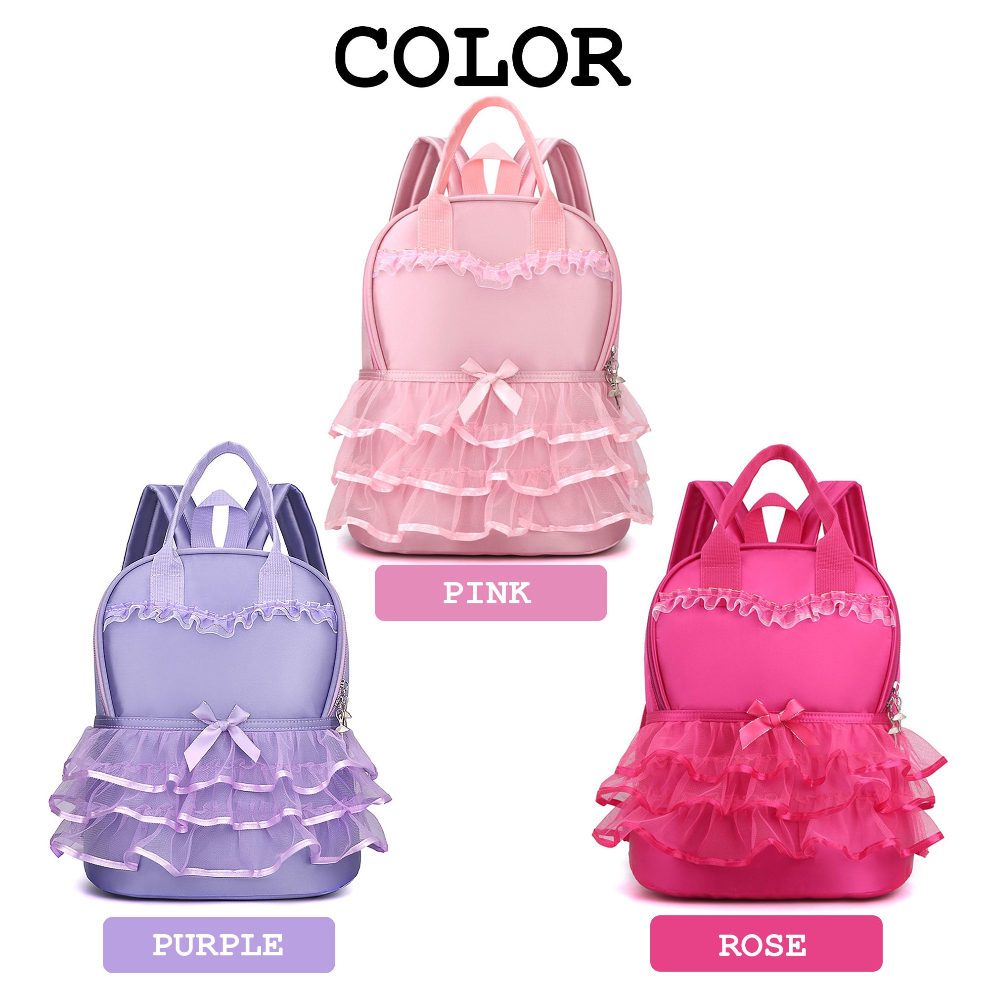 Personalized Embroidery  Kid Ballerina Dance Backpack