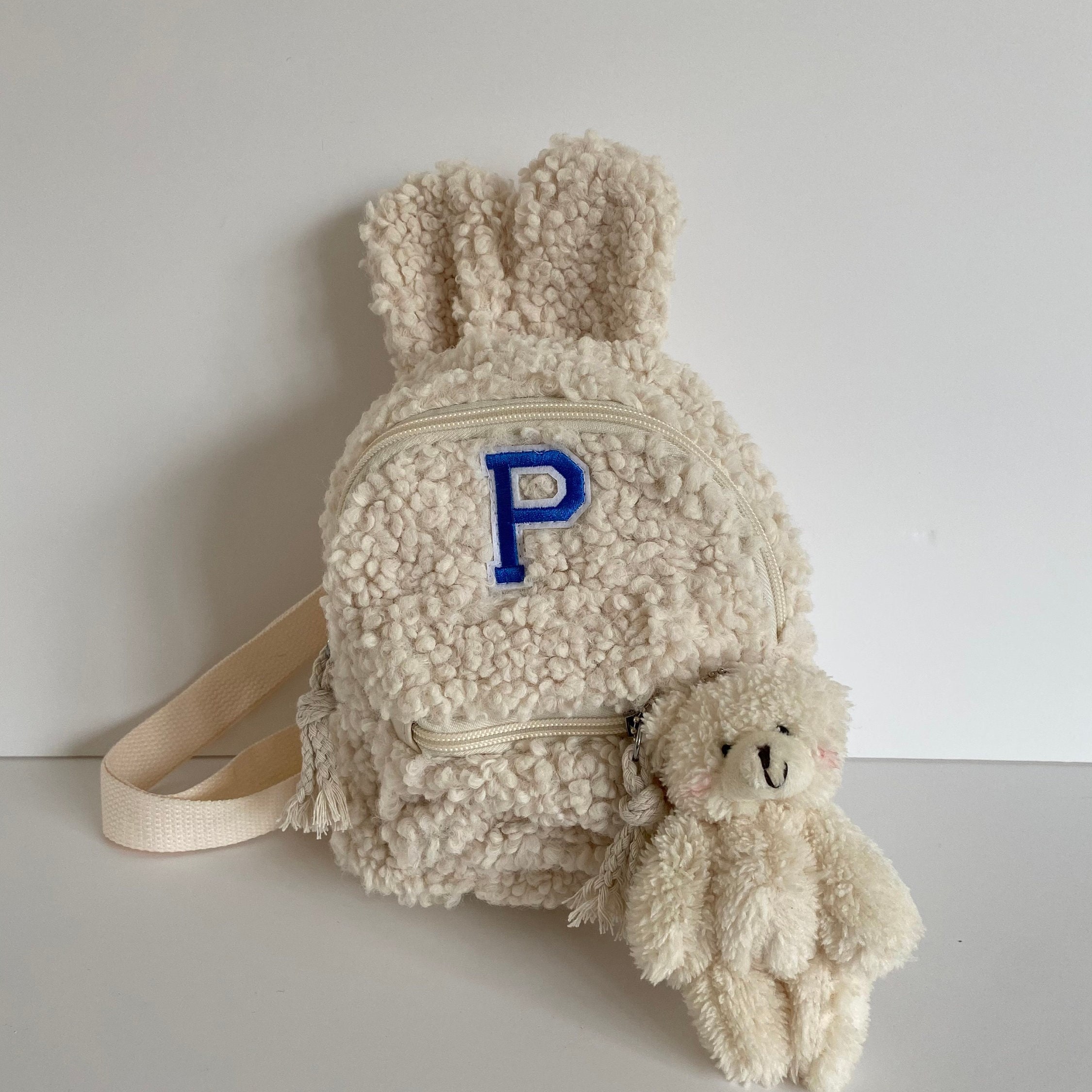 Personalized Hand Patch Kids Teddy Backpack