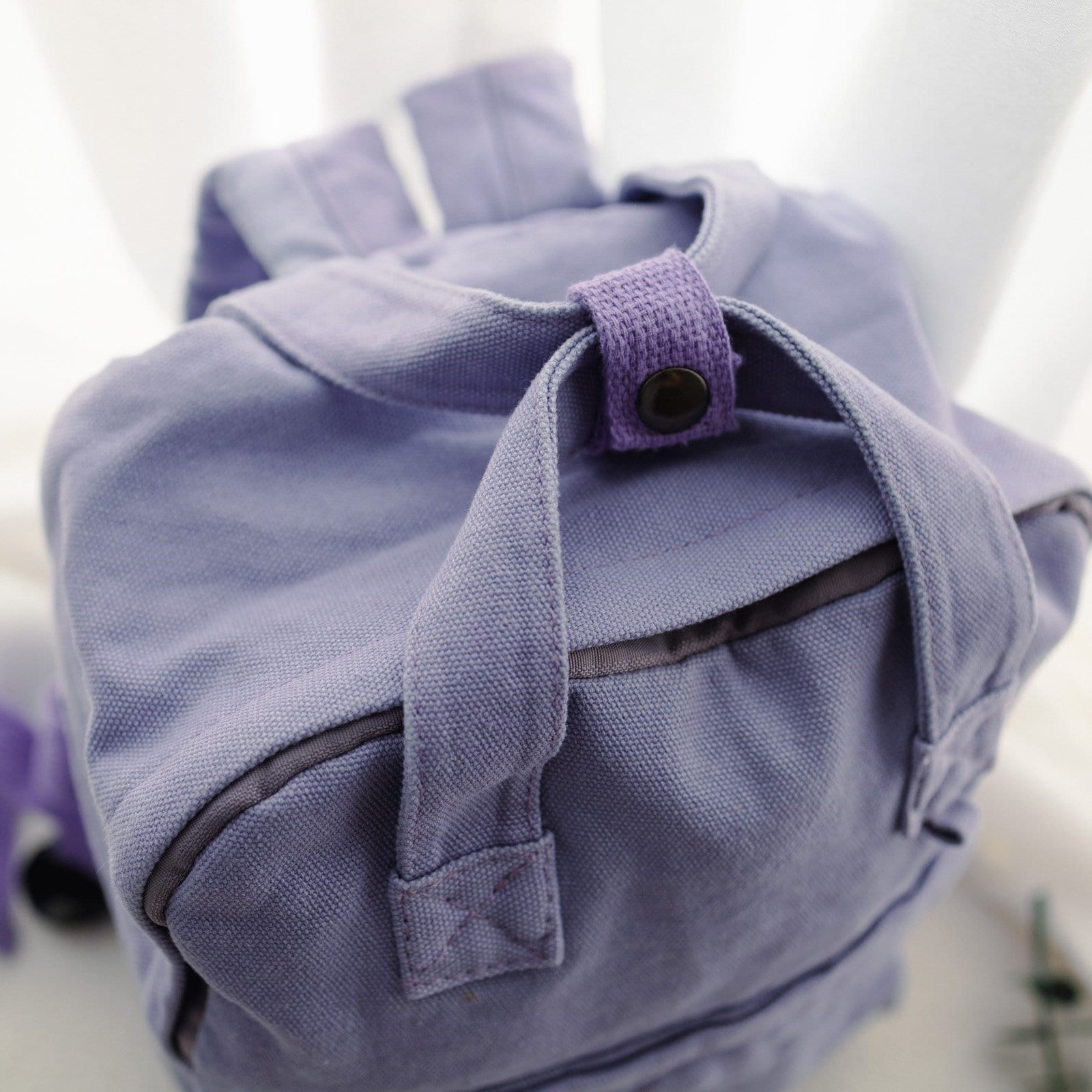 Personalized Embroidery Kid Canvas Backpack