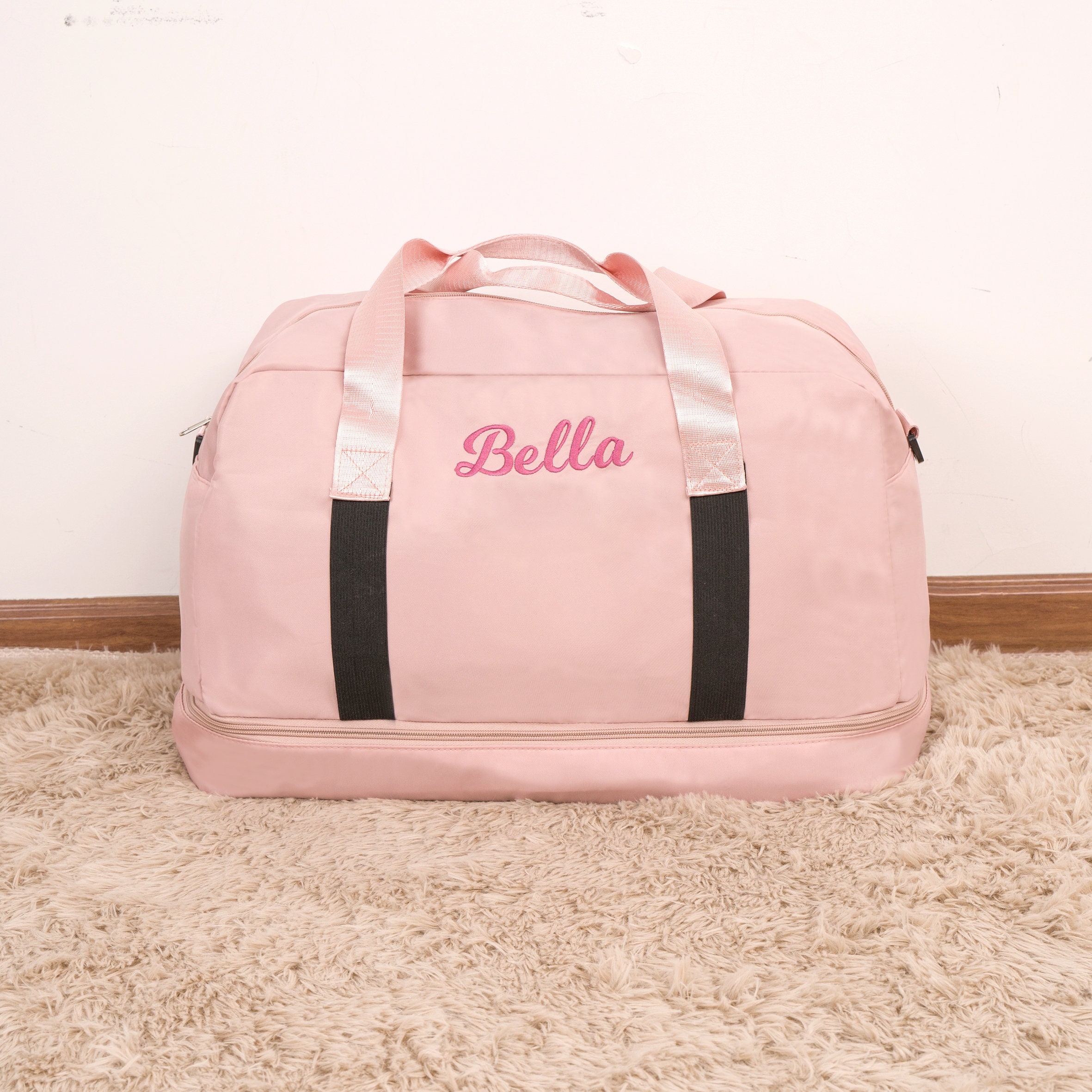 Personalized Embroidery Color Duffle Bag
