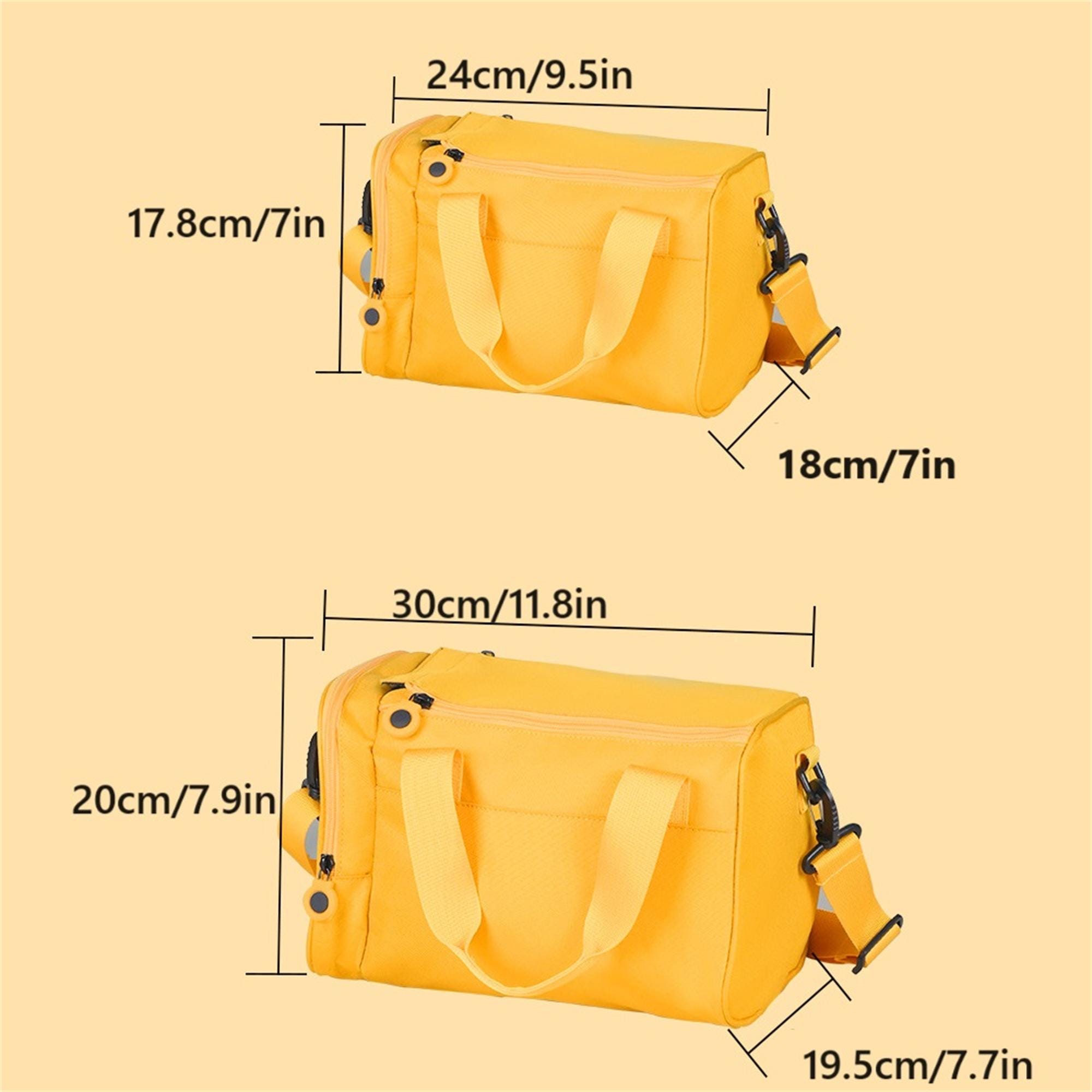 Personalized Chenille Letter Water Proof Duffle Dance Bag