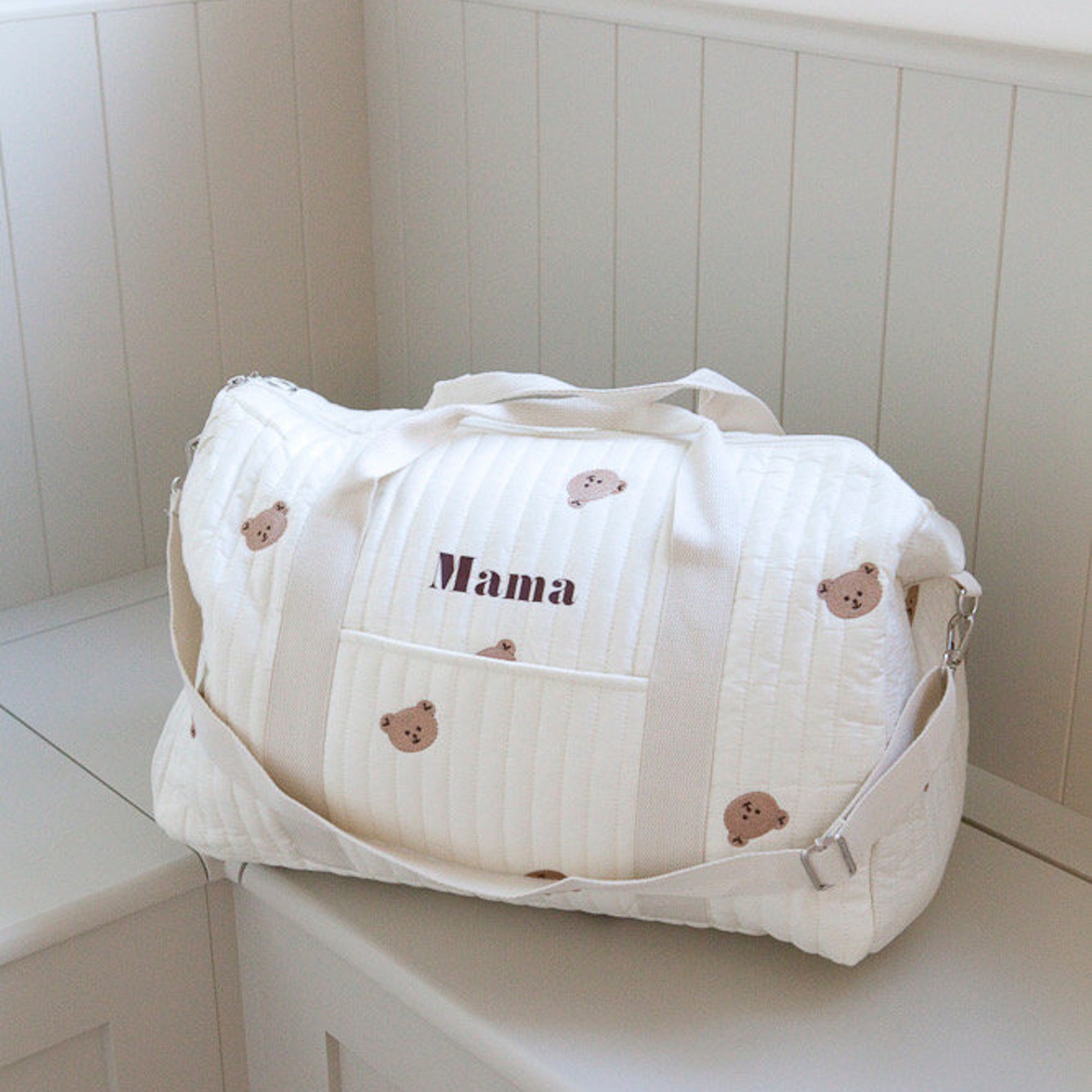 Personalized Mama and Baby Adorable Duffle Bag