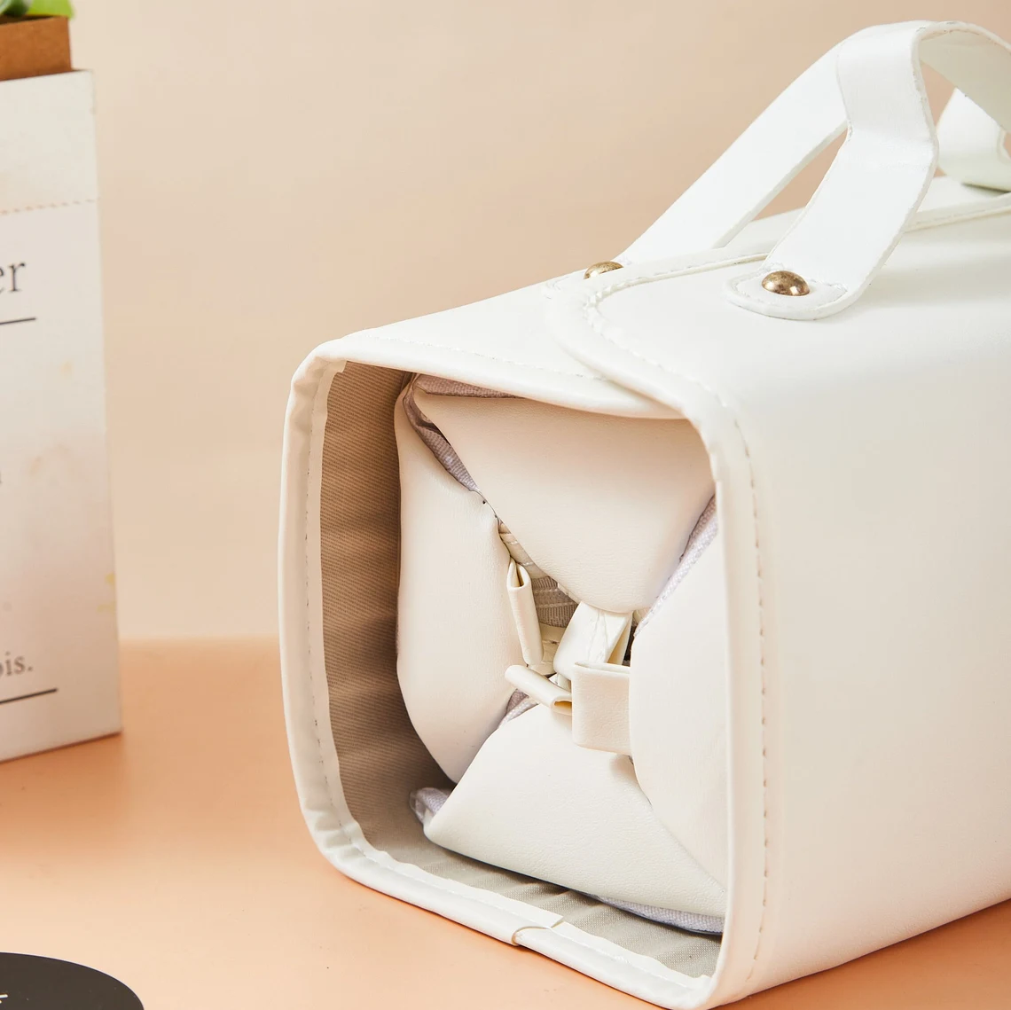 Personalized Multifunctional Birth Flowers Roll-Up Makeup Bag