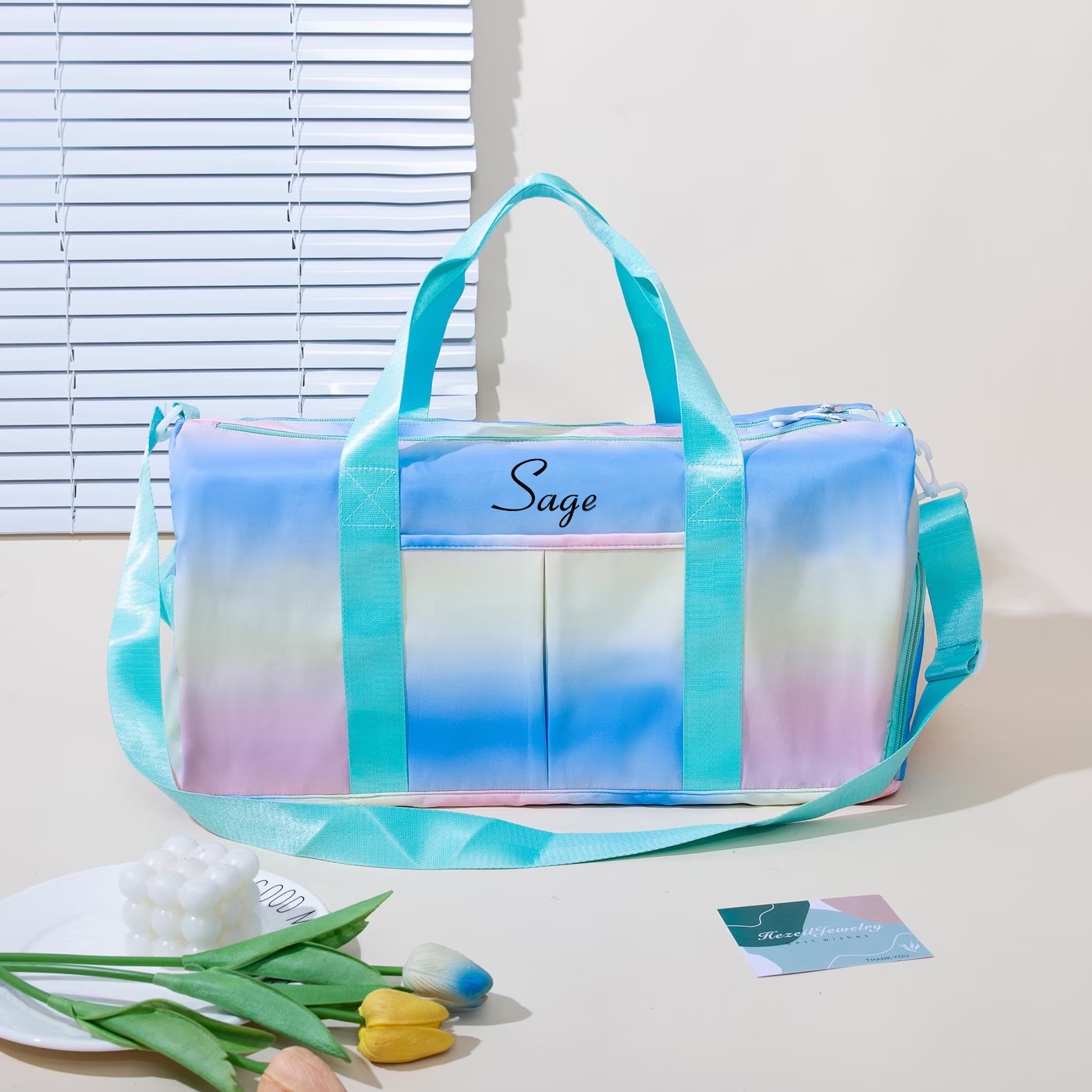 Personalized Name Water Proof Duffle Bag