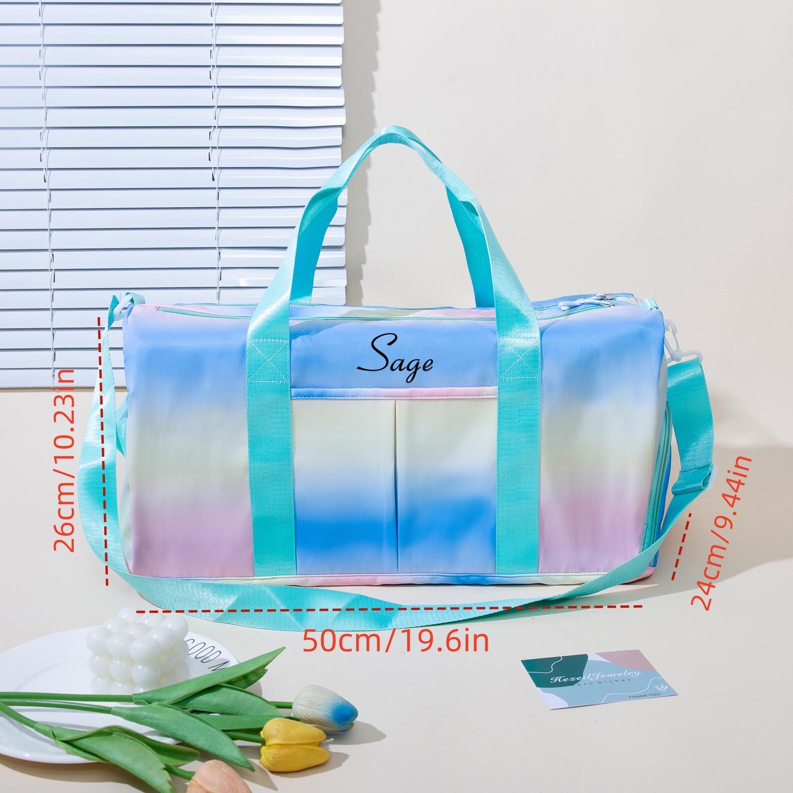 Personalized Name Water Proof Duffle Bag