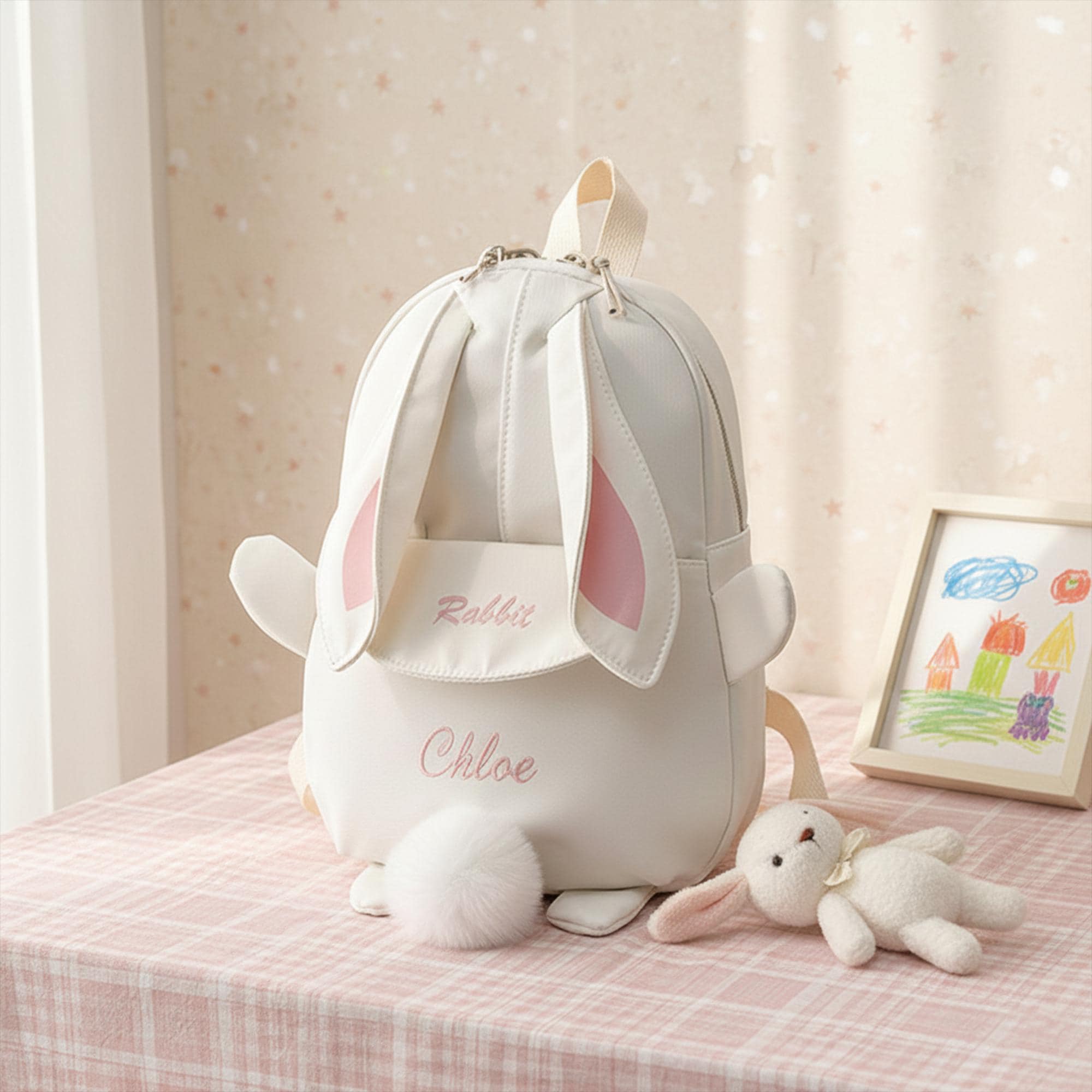 Personalized Toddler Bunny Backpack
