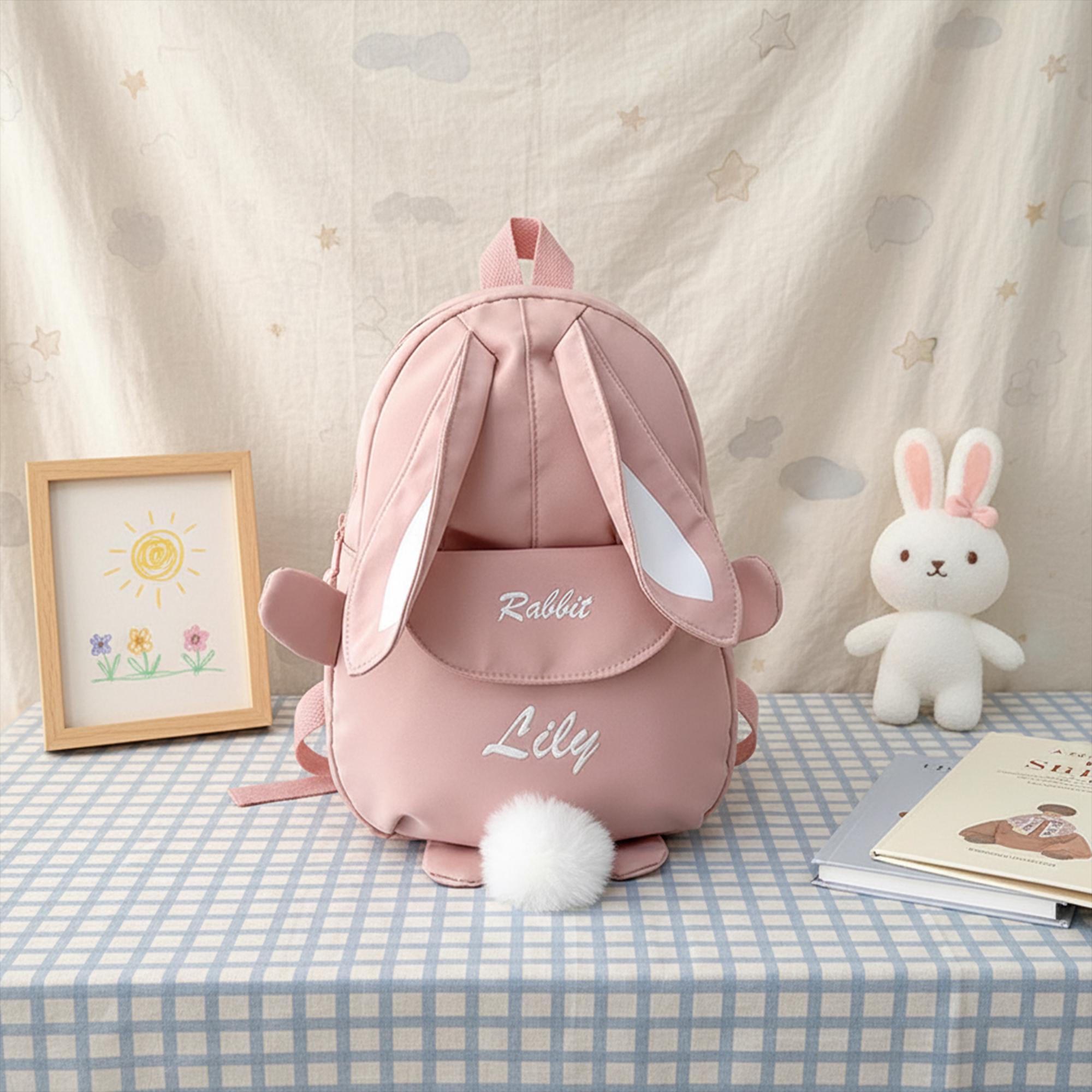Personalized Toddler Bunny Backpack