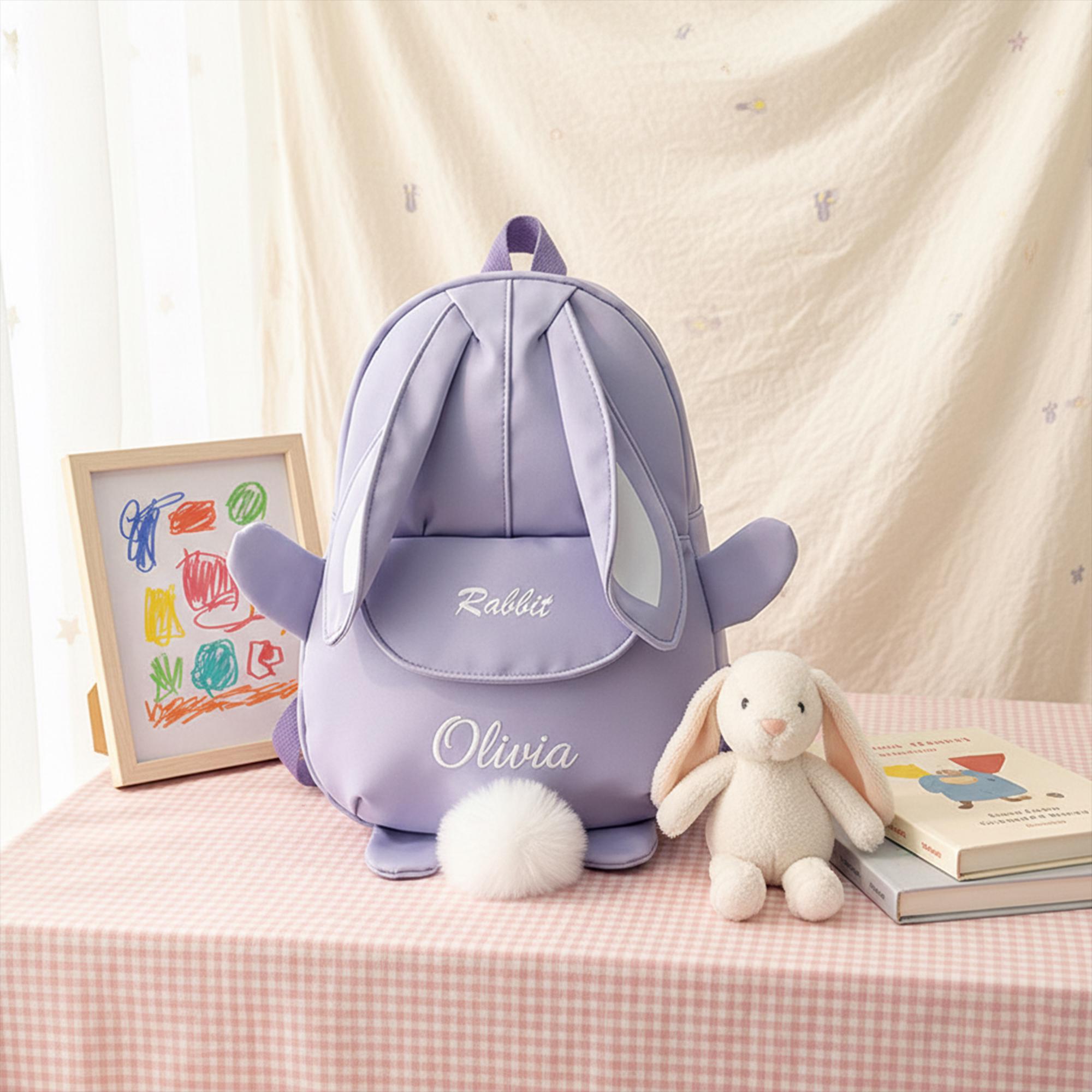 Personalized Toddler Bunny Backpack