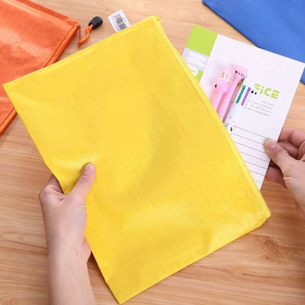 Personalized Leather Patch Canvas Zipper Kid Pencil Case