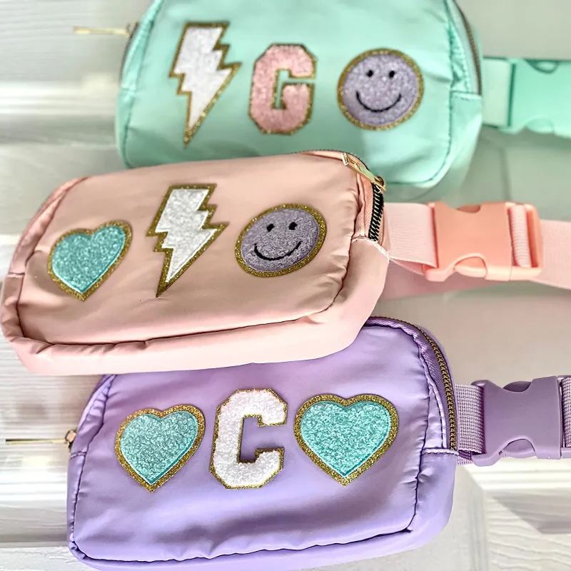 Personalized Varsity Letter Nylon Fanny Pack