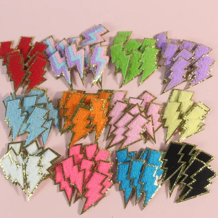 Chenille Multi-Color Iron On Patch