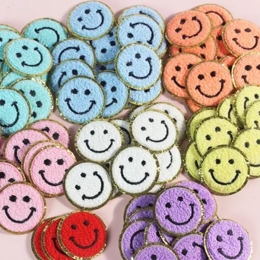 Chenille Multi-Color Iron On Patch