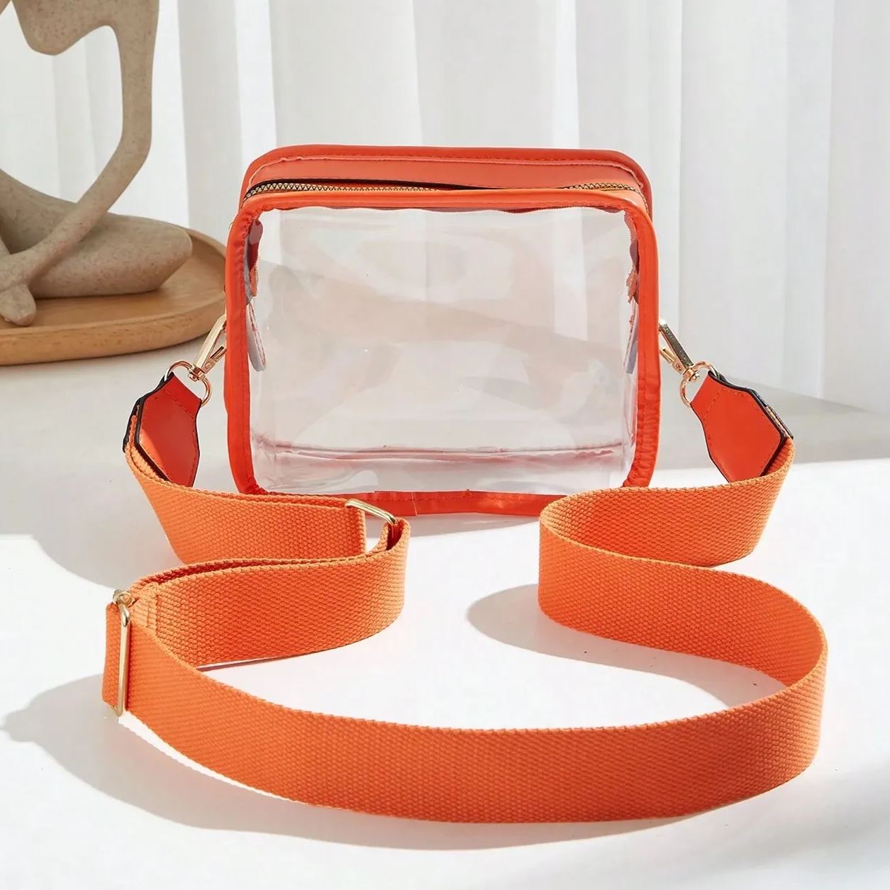 Personalized PVC Chenille Patch Crossbody Bag