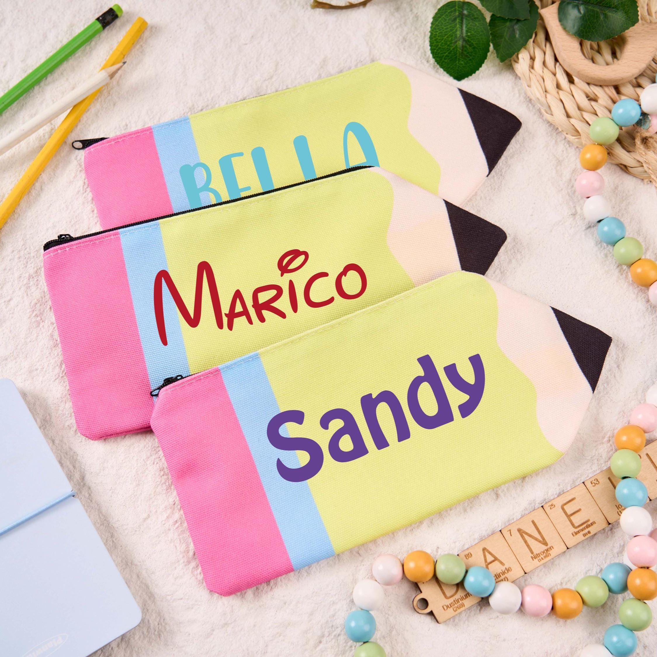 Personalized Back To School Pencil Storage